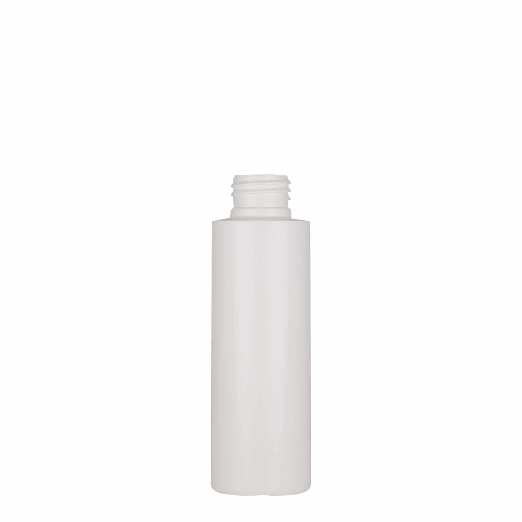100 ml plastic bottle ‘Pipe’, green HDPE, white, opening: 24/410