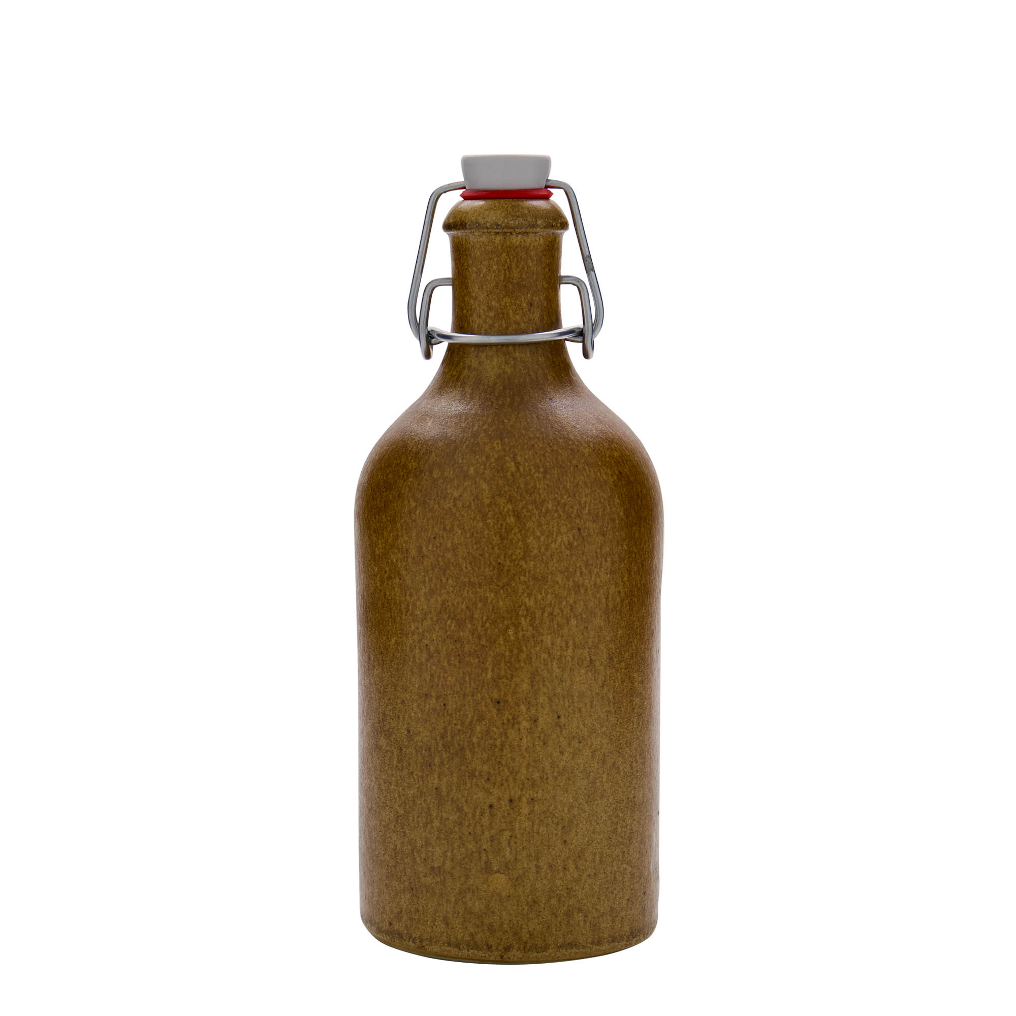 500 ml earthenware jug, stoneware, brown-crystal, opening: swing top closure