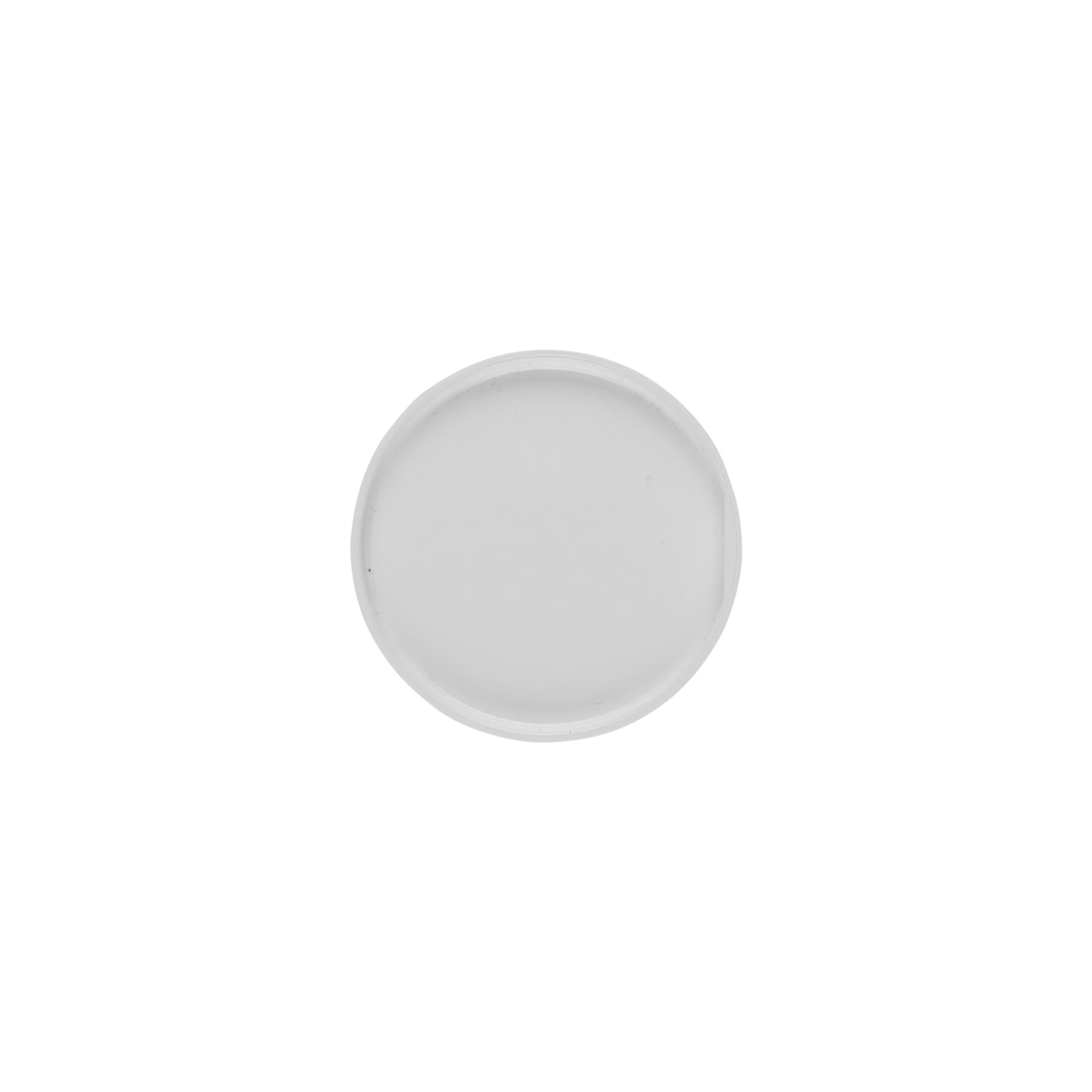 Cover disc for 100 ml 'Magic', PP plastic, white Cover disc for 100 ml 'Magic', PP plastic, white