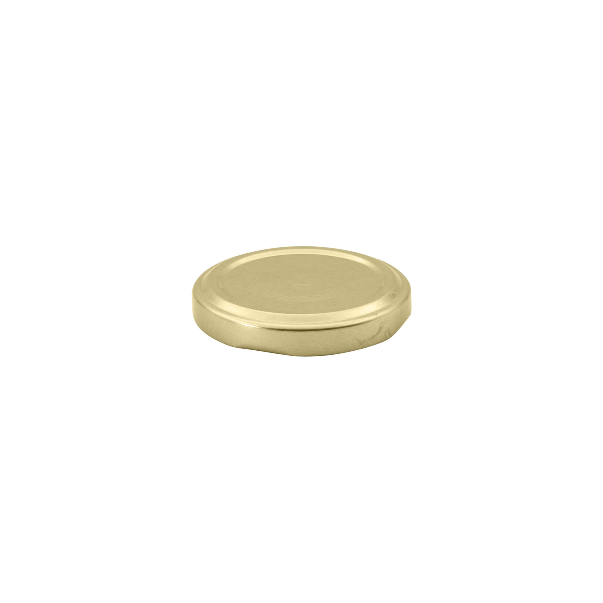 Twist-off lid, tinplate, gold, for opening: TO 53