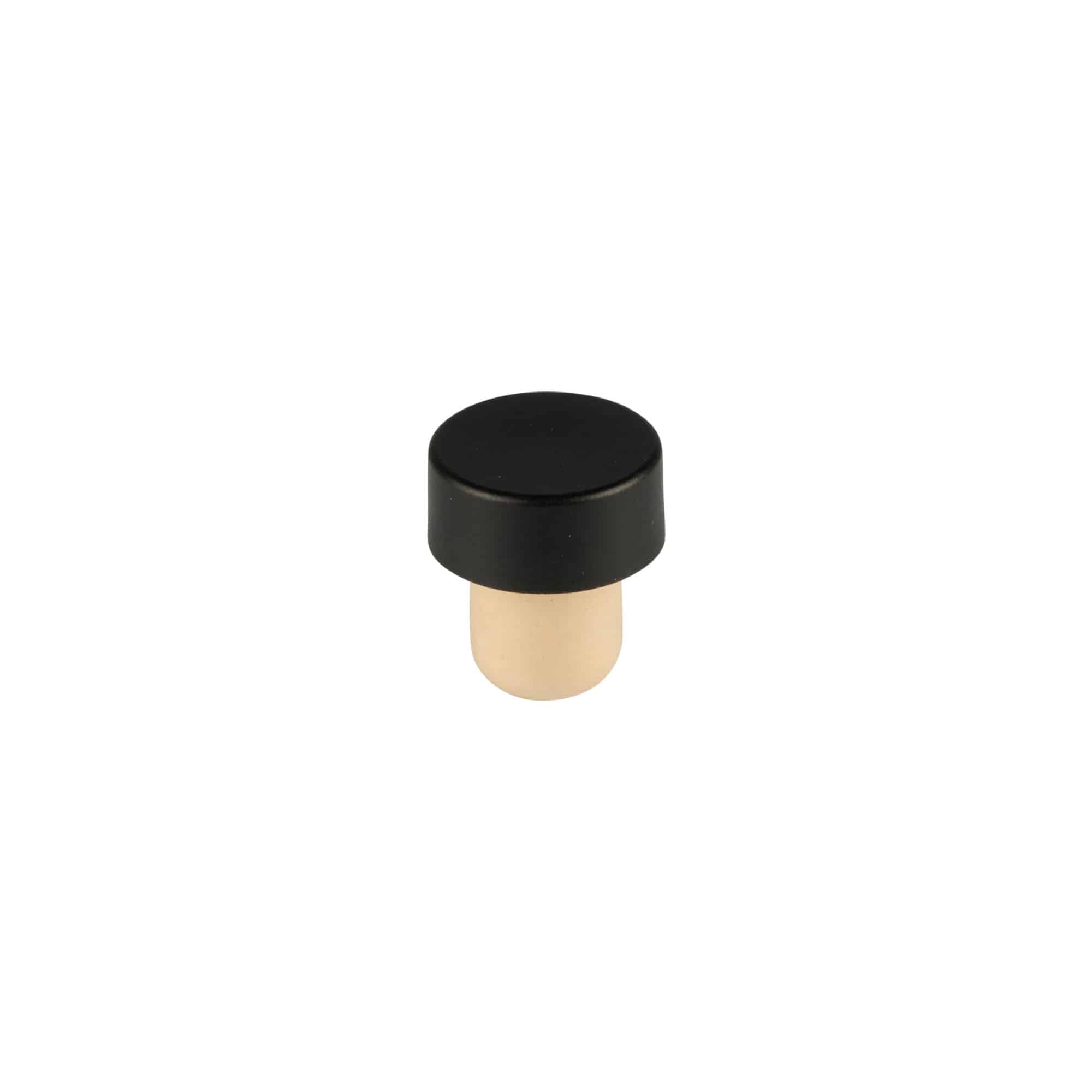Handle cork 11 mm, wood, black, for opening: cork