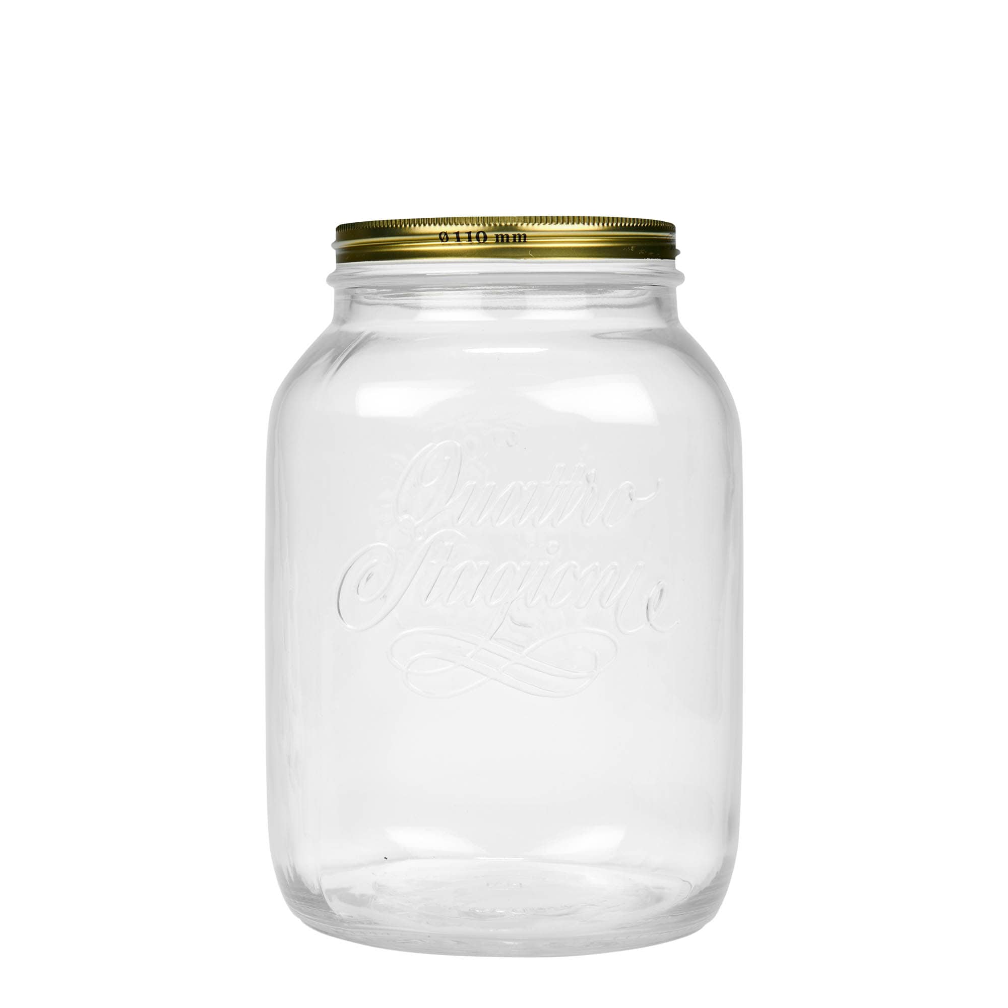 3,000 ml glass ‘Quattro Stagioni’, opening: screw cap