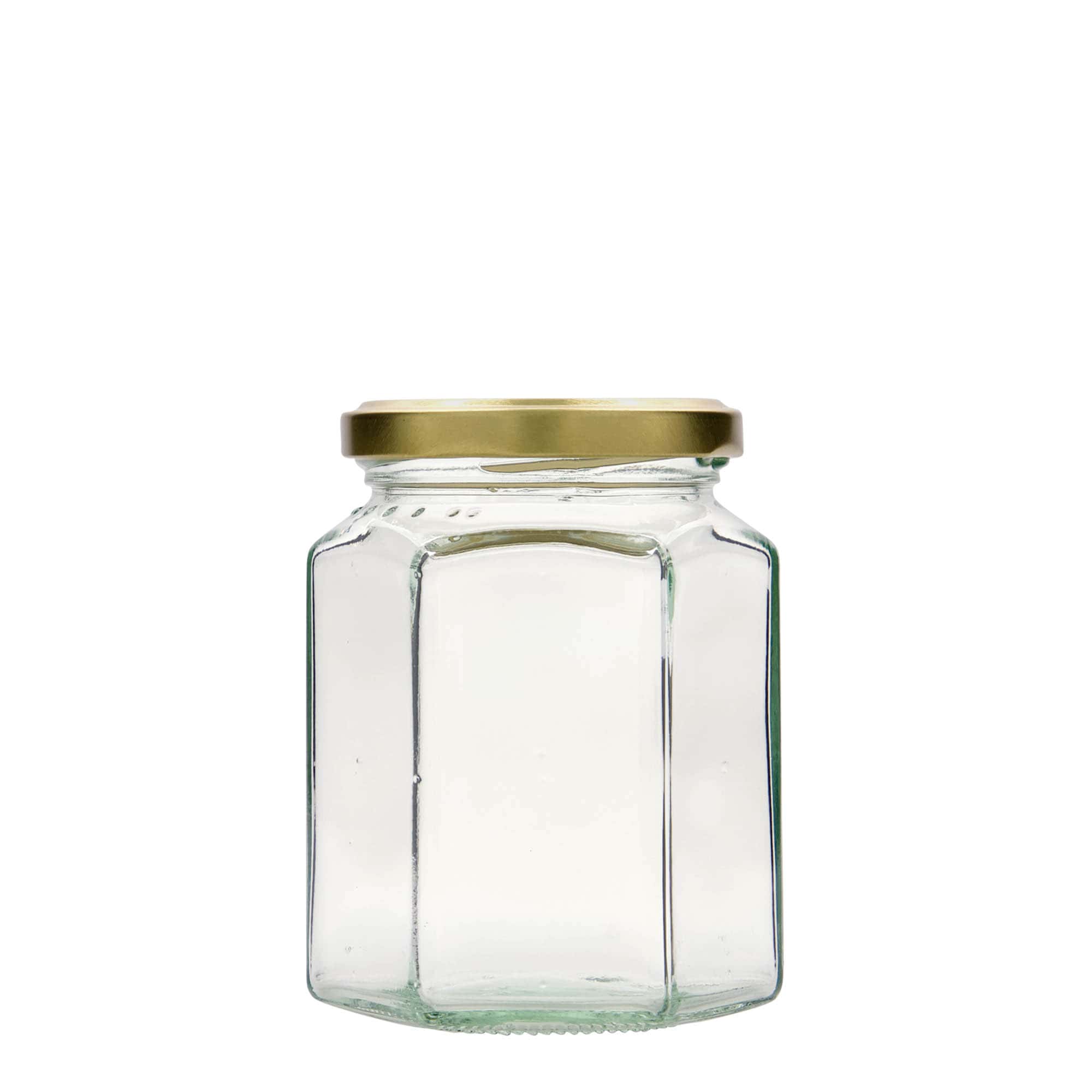 288 ml hexagonal glass, opening: Twist-off (TO 63)