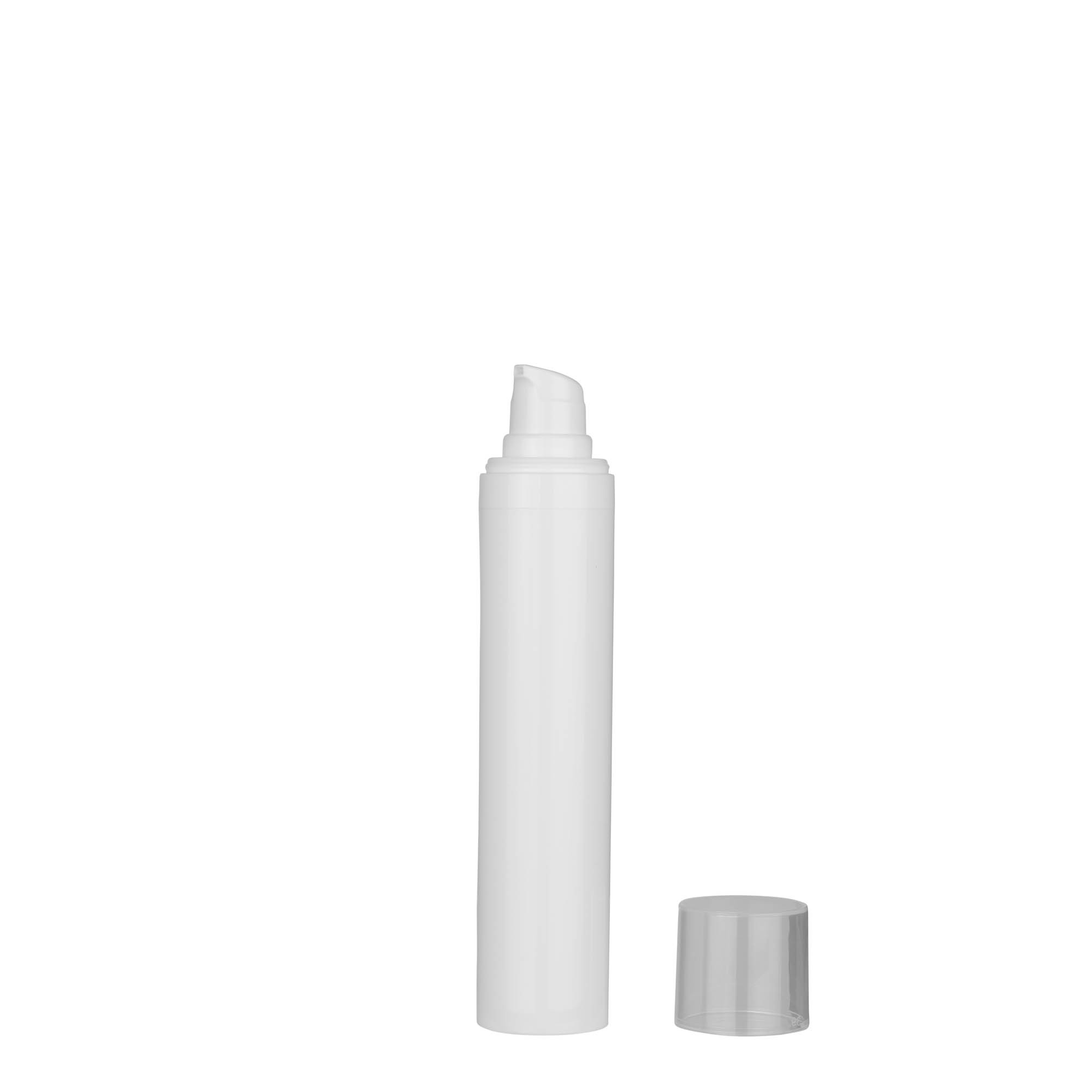 50 ml Airless Dispenser 'Micro', white PP plastic 50 ml Airless Dispenser 'Micro', white PP plastic