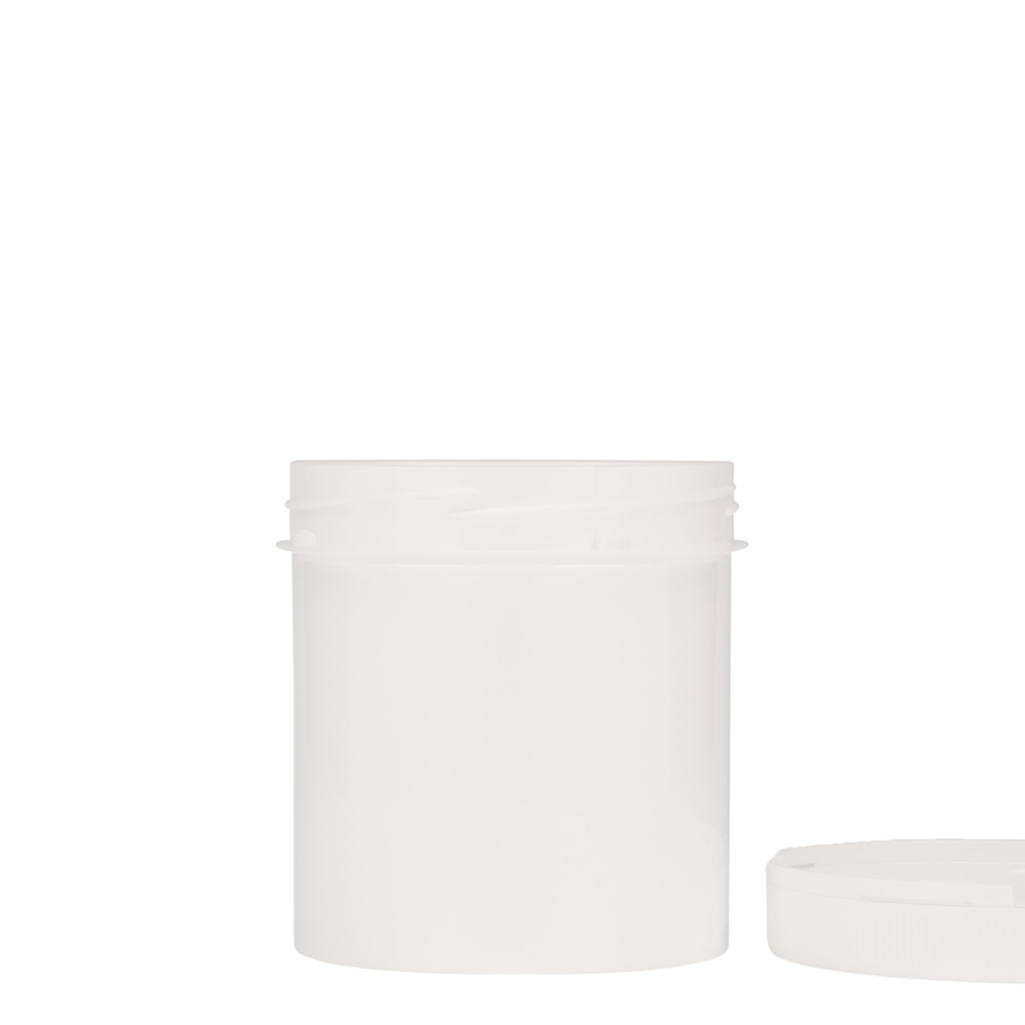 250 ml plastic container 'Securilock', PP, white, opening: screw cap