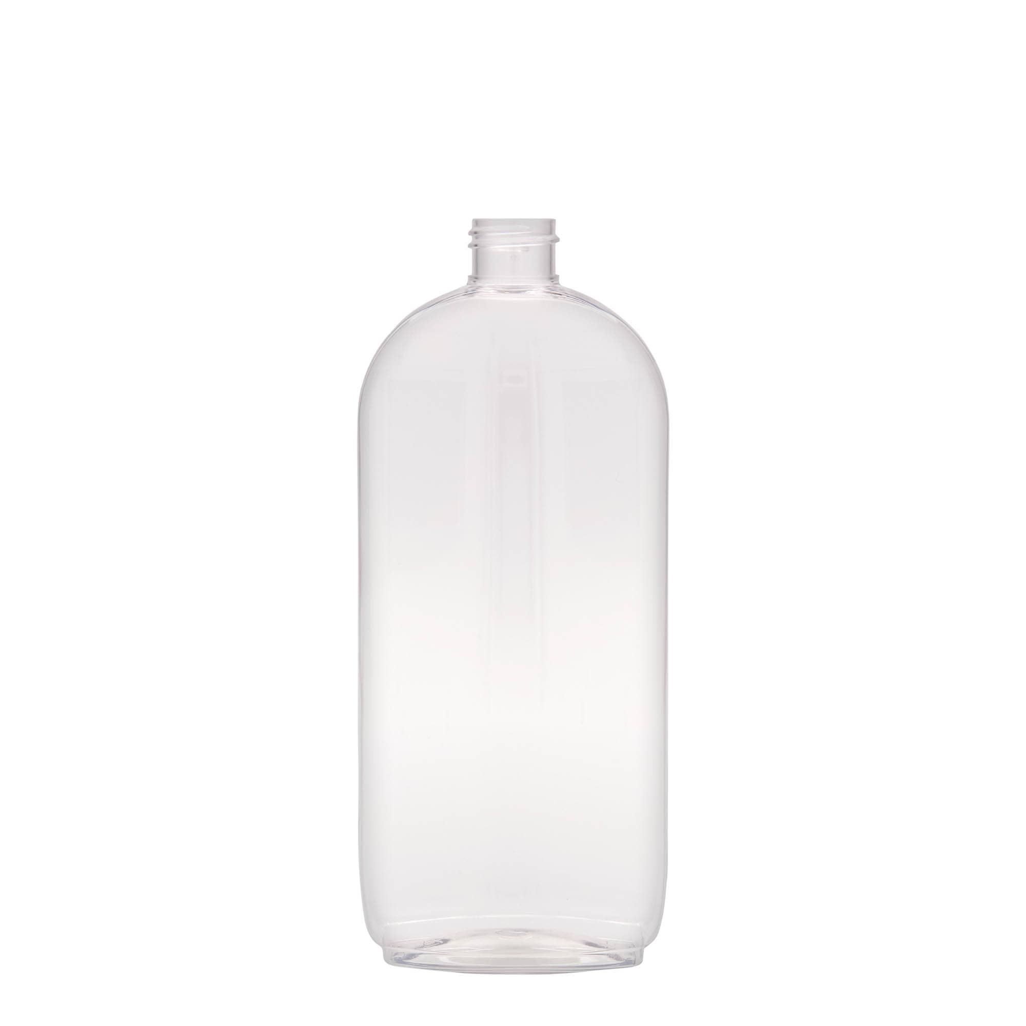 500 ml PET bottle ‘Iris’, oval, plastic, neck: 24/410
