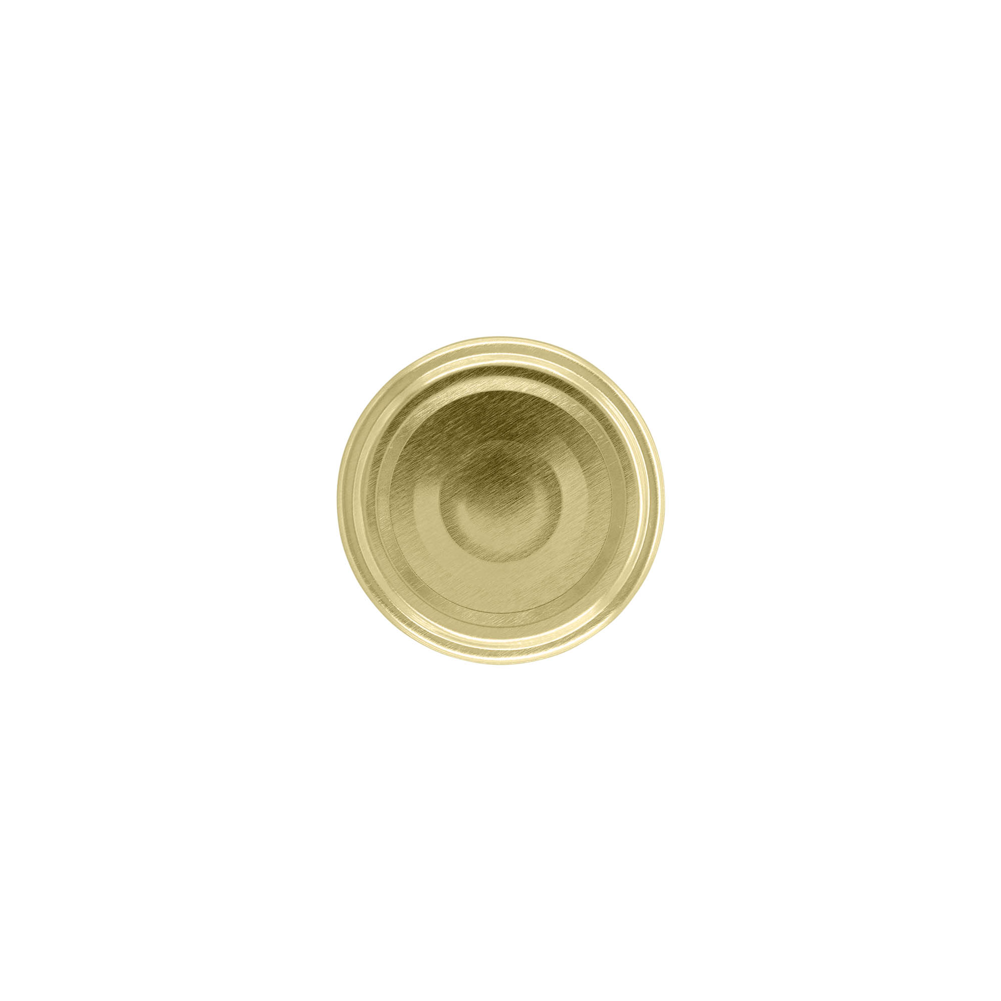 Twist-off lid, tinplate, gold, for opening: TO 48 Twist-off lid, tinplate, gold, for opening: TO 48