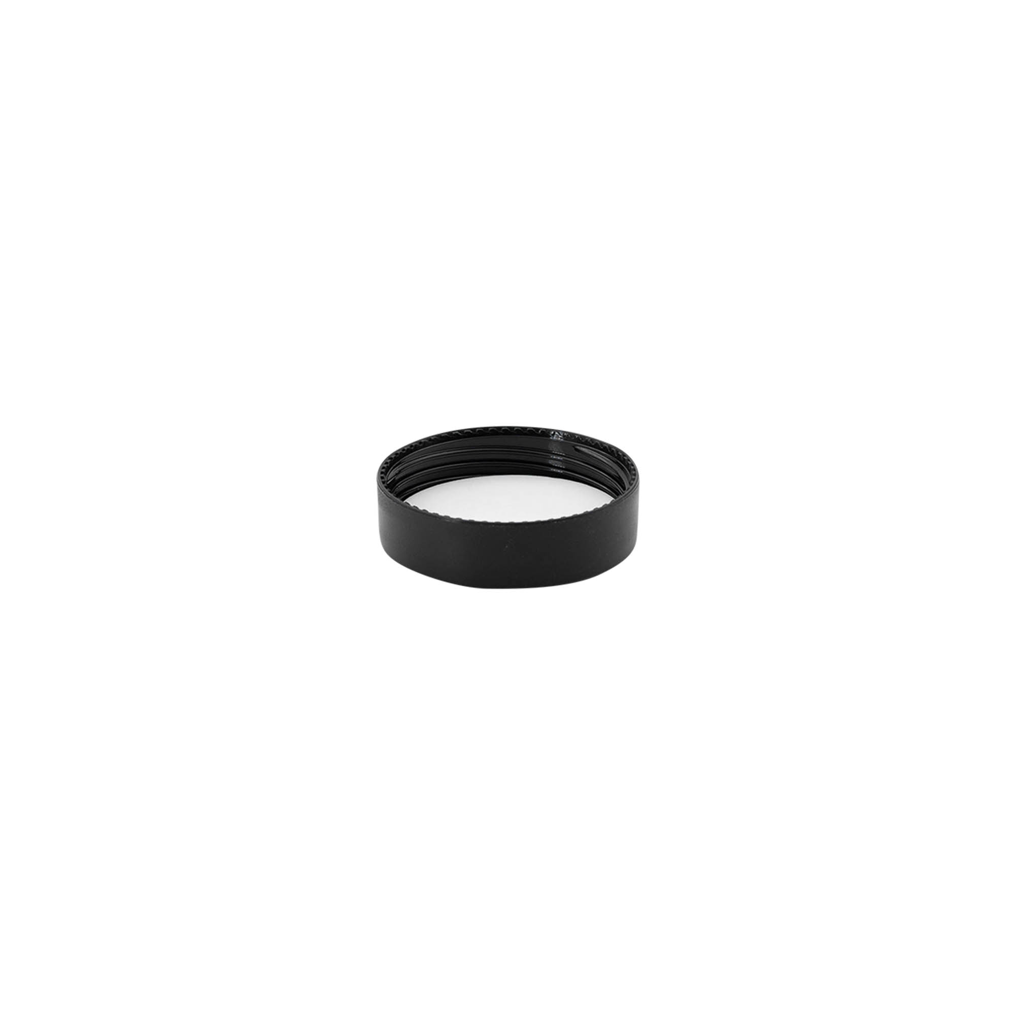 Screw cap for 5 ml ‘Antonella’, PP plastic, black