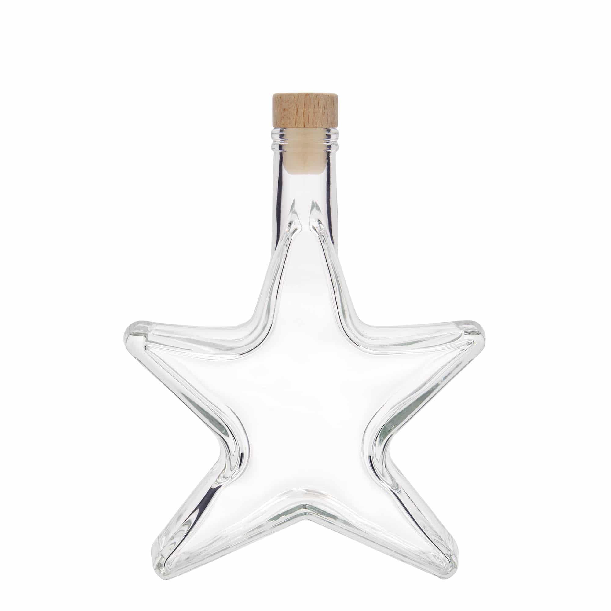 350 ml glass bottle ‘Star’, opening: cork