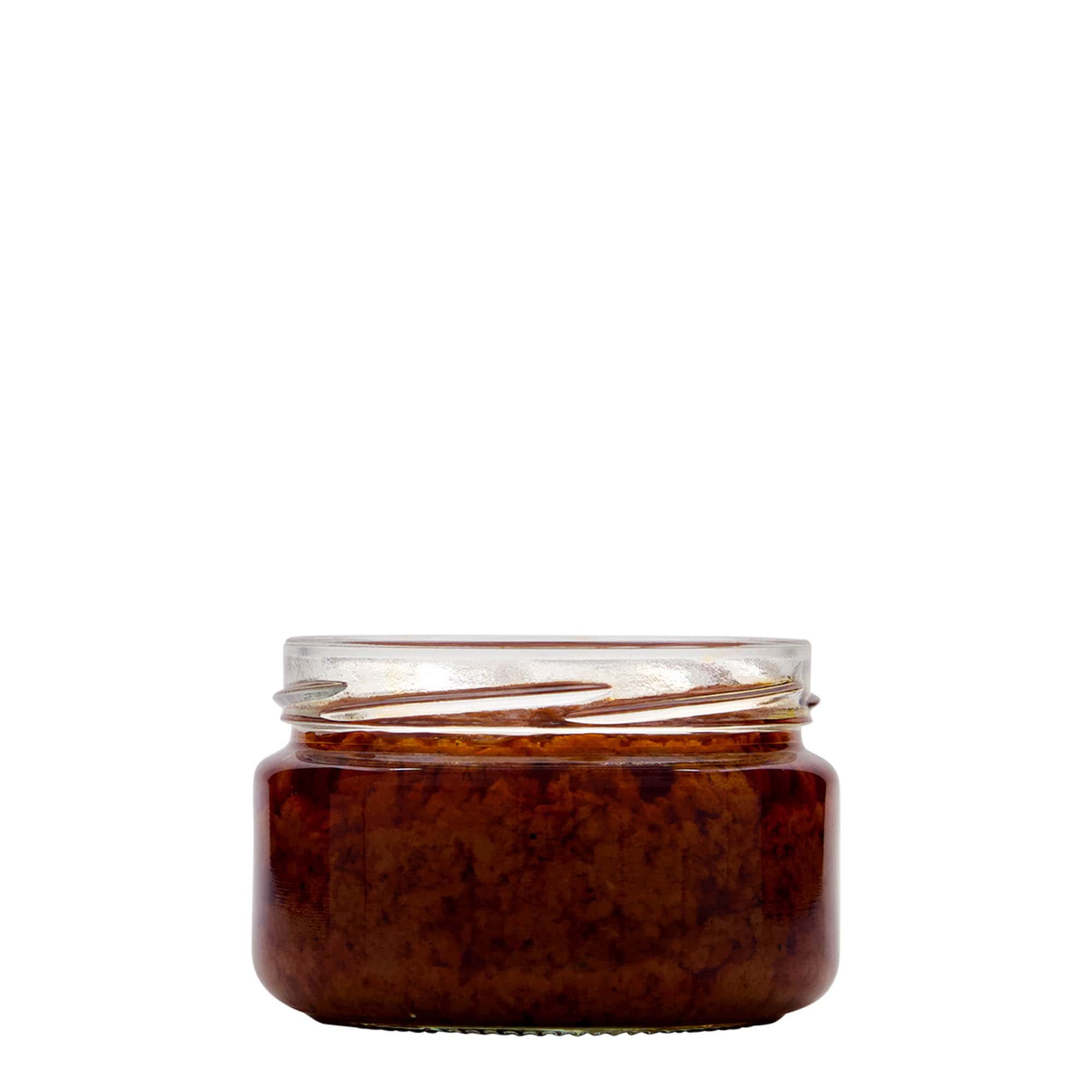 230 ml flat round jar, opening: Twist-off (TO 82)