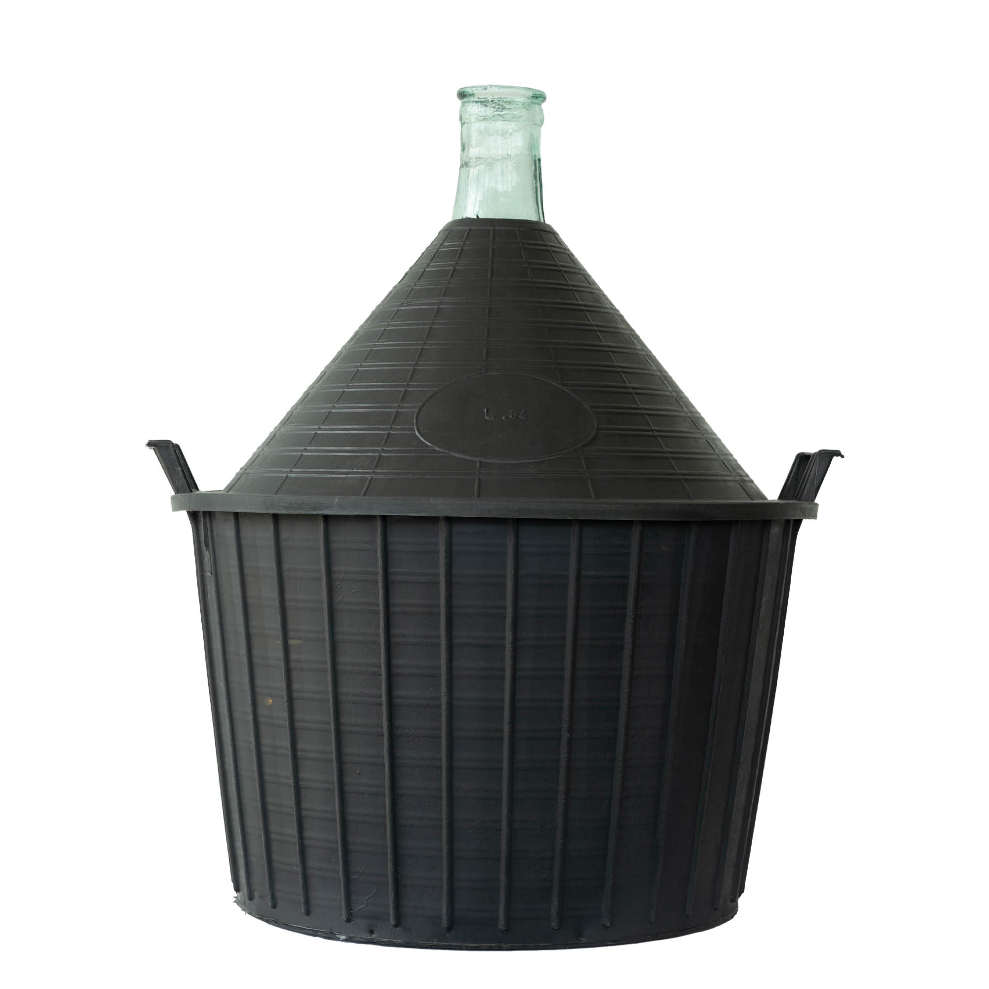 54 l long-necked cylinder, glass, opening: slip lid
