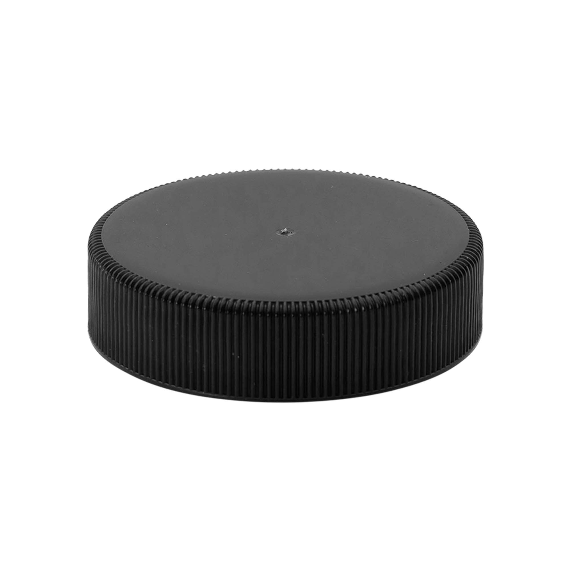 Screw cap with EPE insert, PP plastic, black, for opening: DIN 60 Screw cap with EPE insert, PP plastic, black, for opening: DIN 60