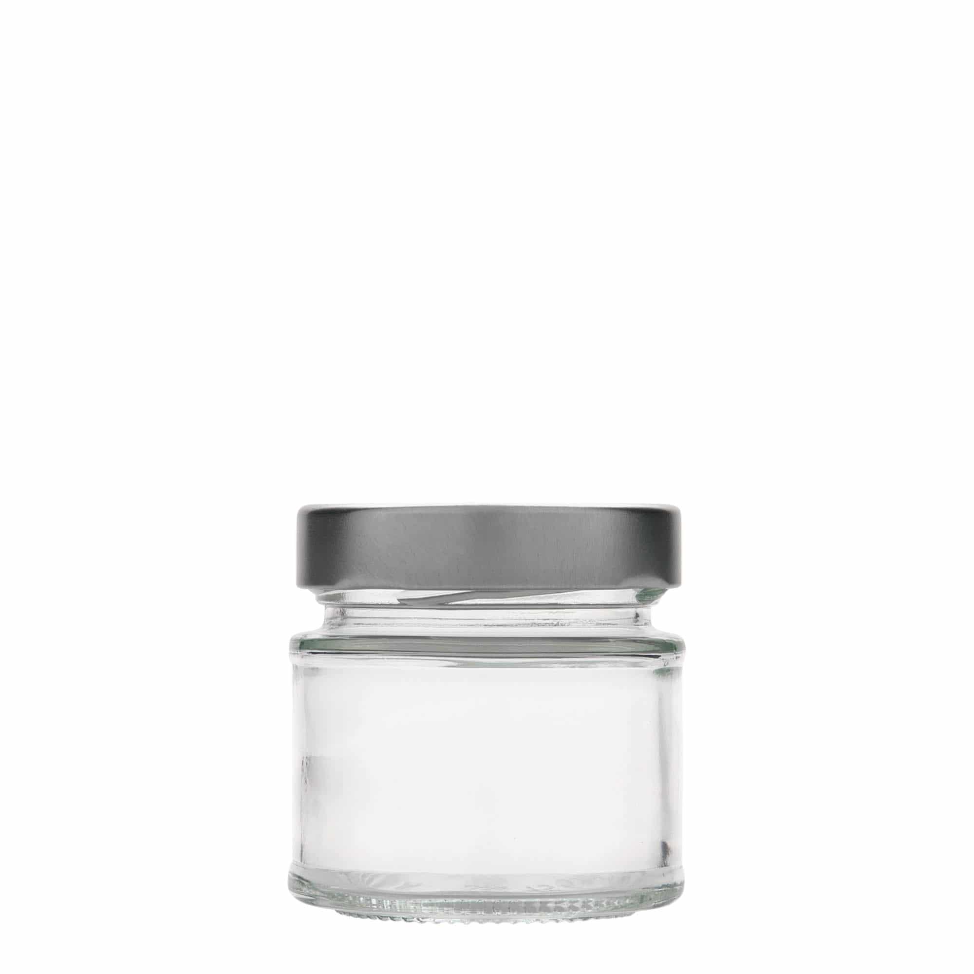156 ml round glass ‘Enjoy’, opening: Deep-Twist-off (DTO 63)