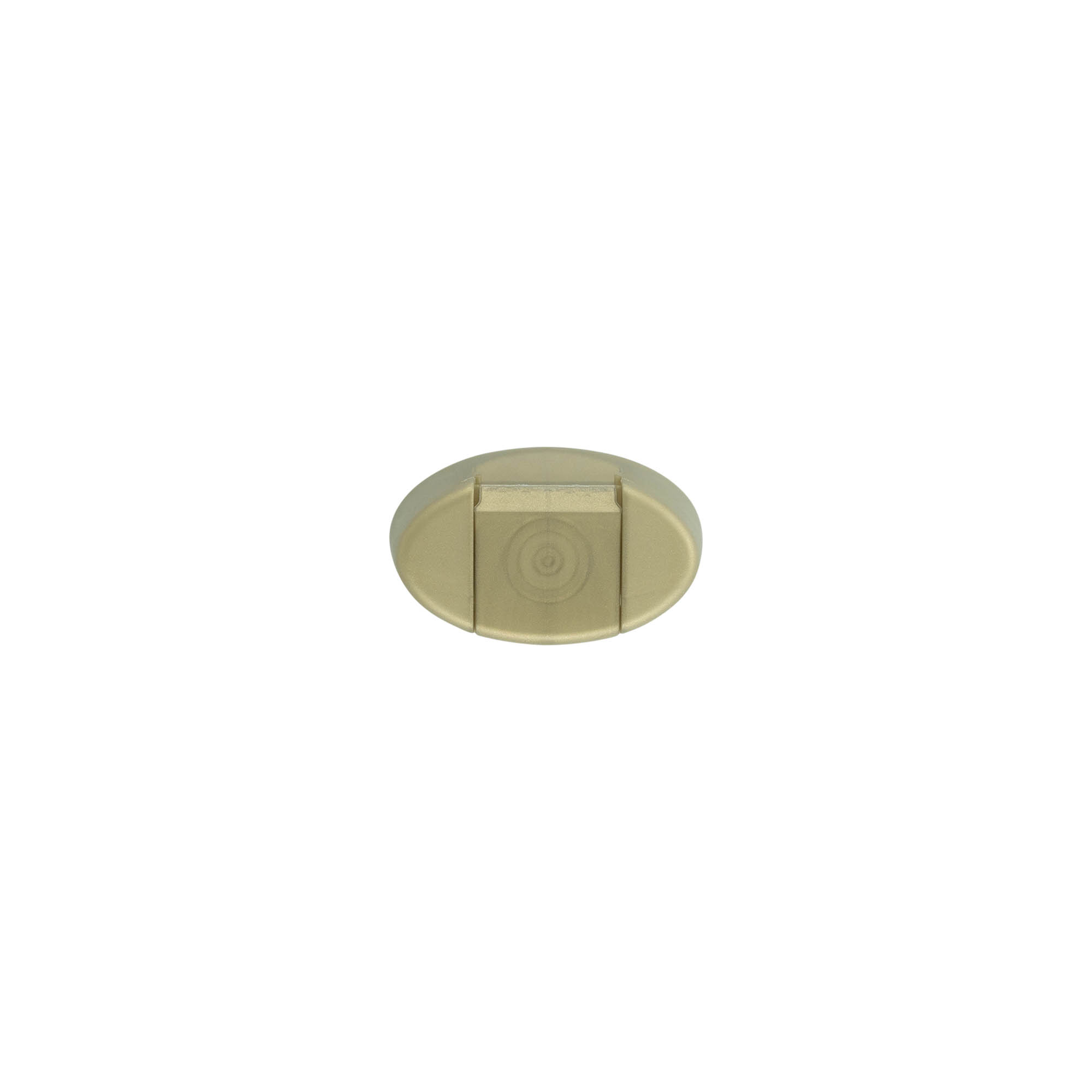 Snap closure folding hinge, gold, for: squeeze bottle