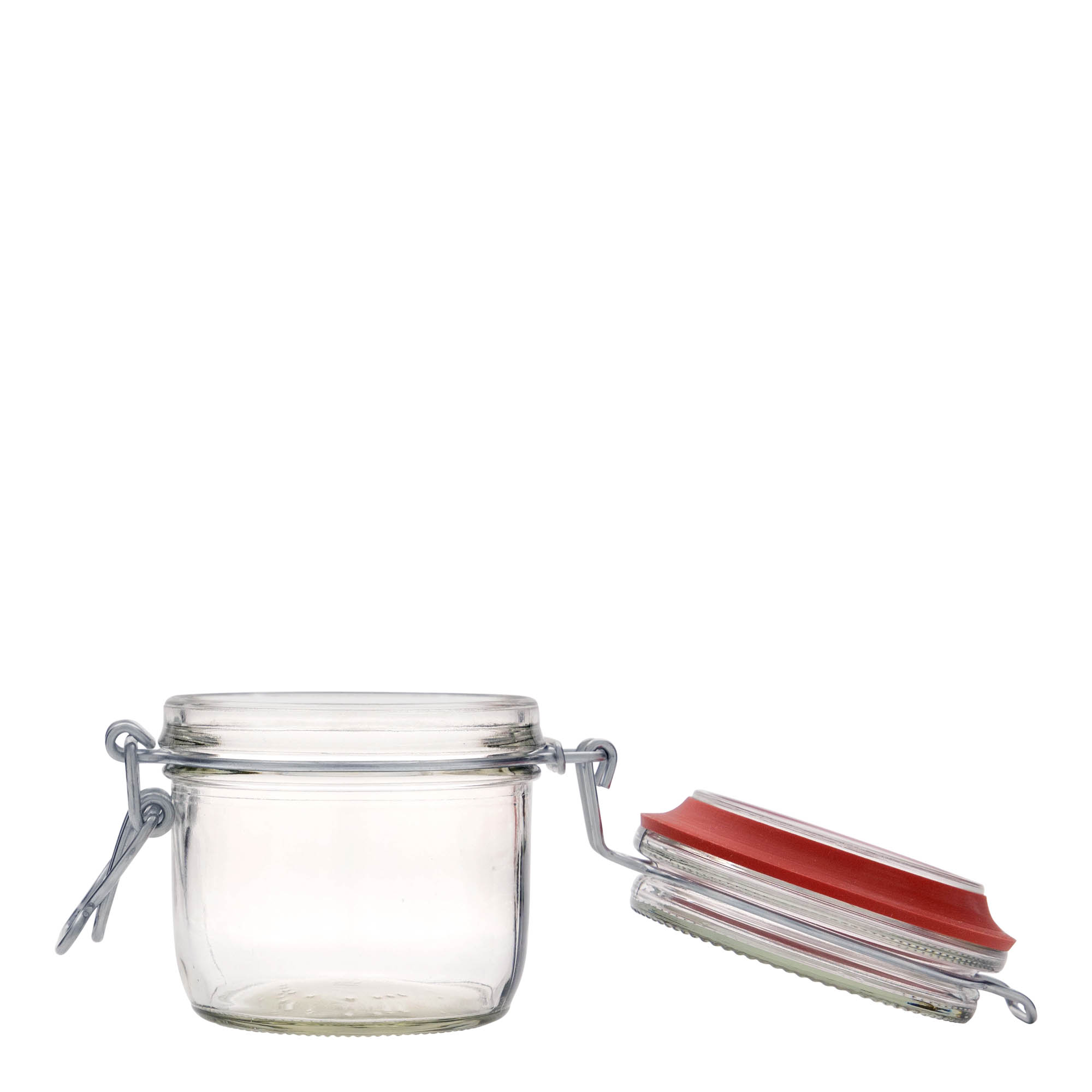 255 ml clip top jar, closure: clip top