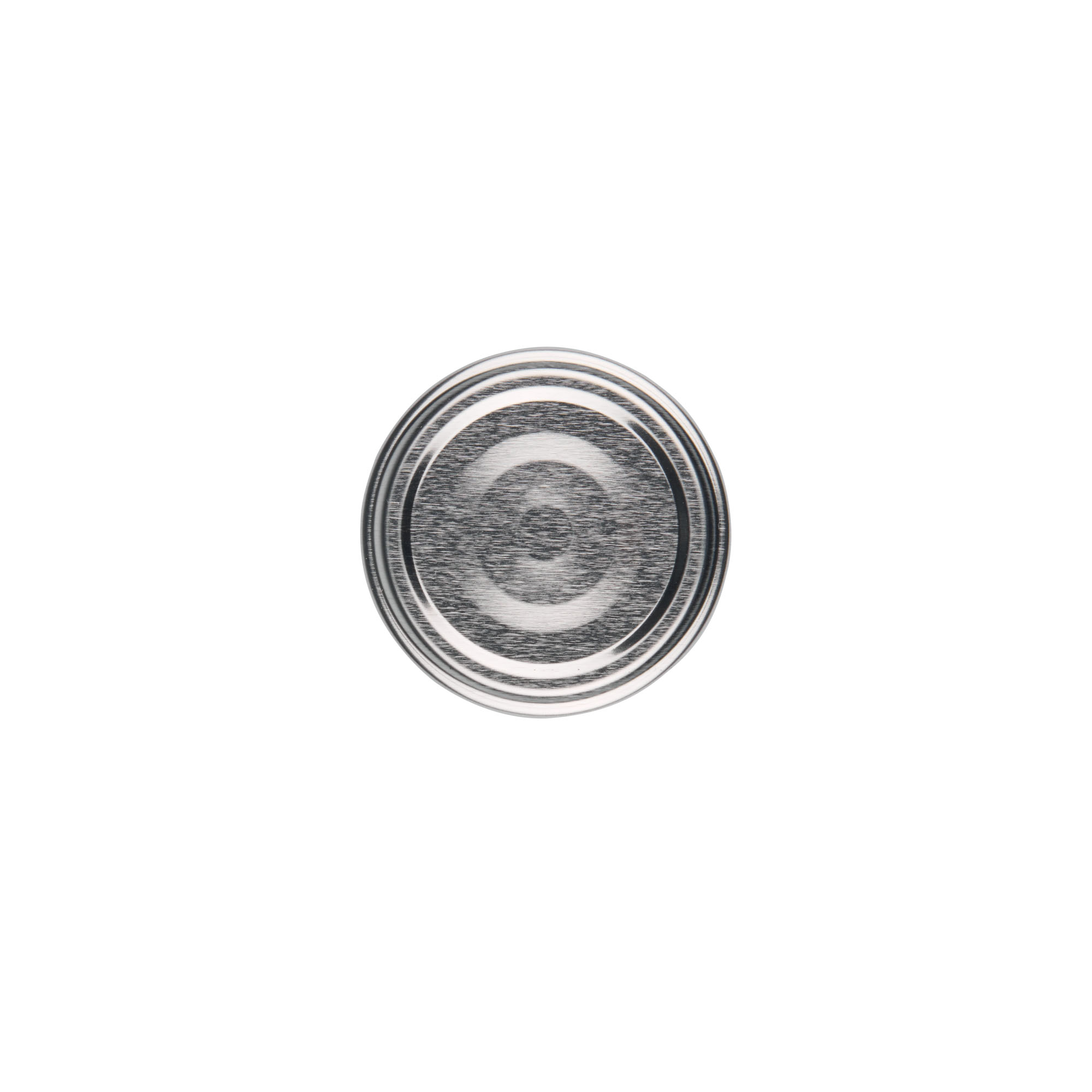 Twist off lid, tinplate, silver, for opening: TO 48