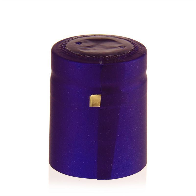 Shrink capsule 32x41, PVC plastic, violet Shrink capsule 32x41, PVC plastic, violet