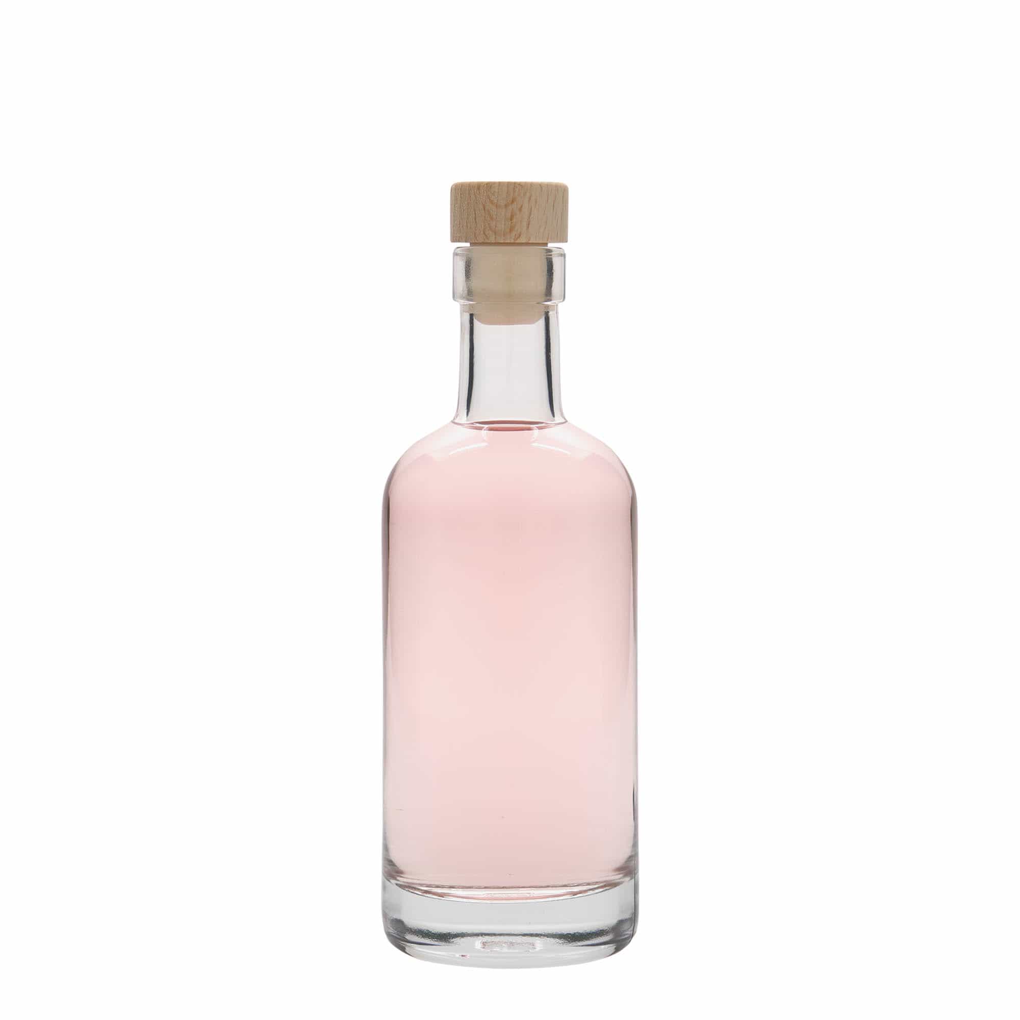 250 ml glass bottle ‘Linea Uno’, opening: cork