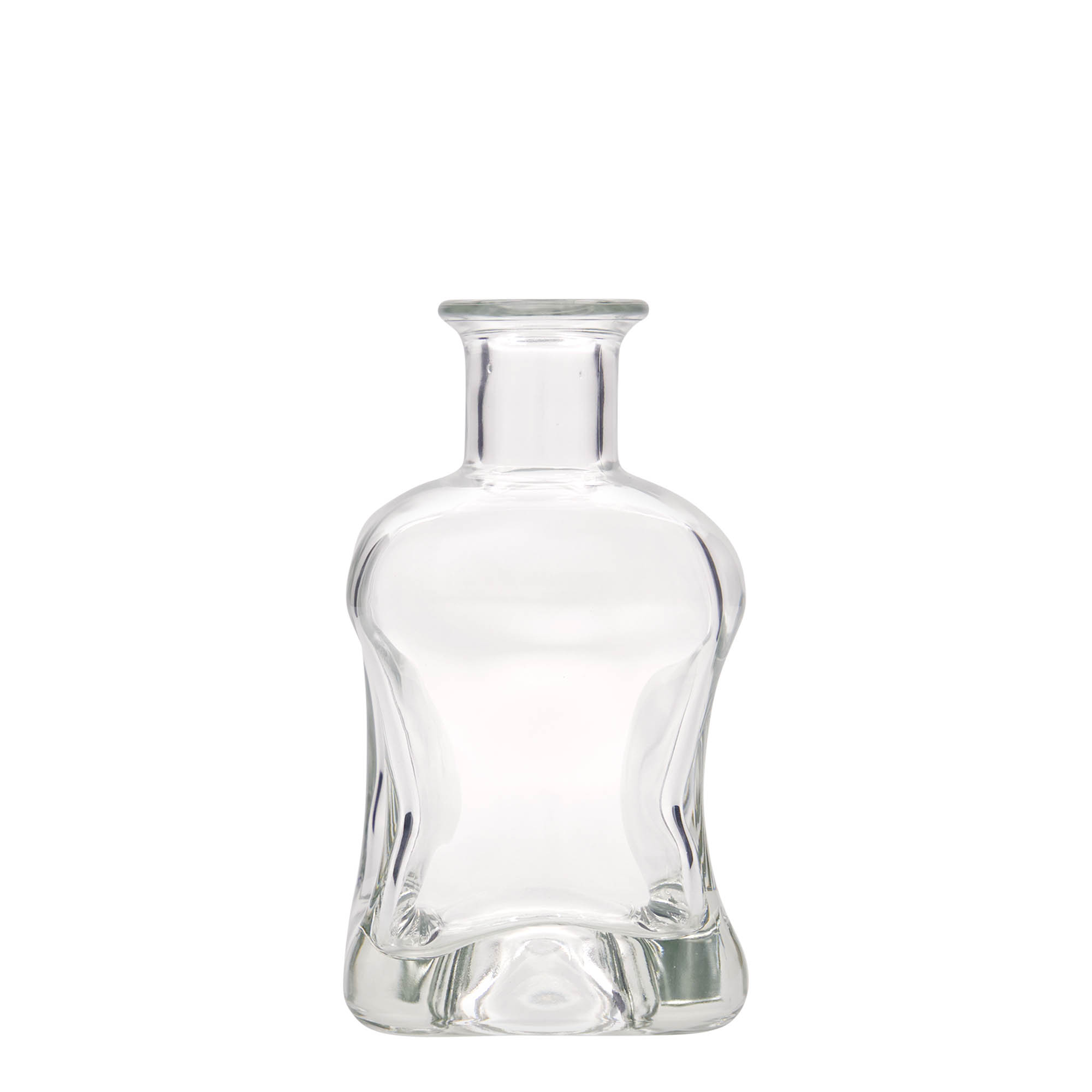 350 ml glass bottle 'Dublin', square, opening: cork