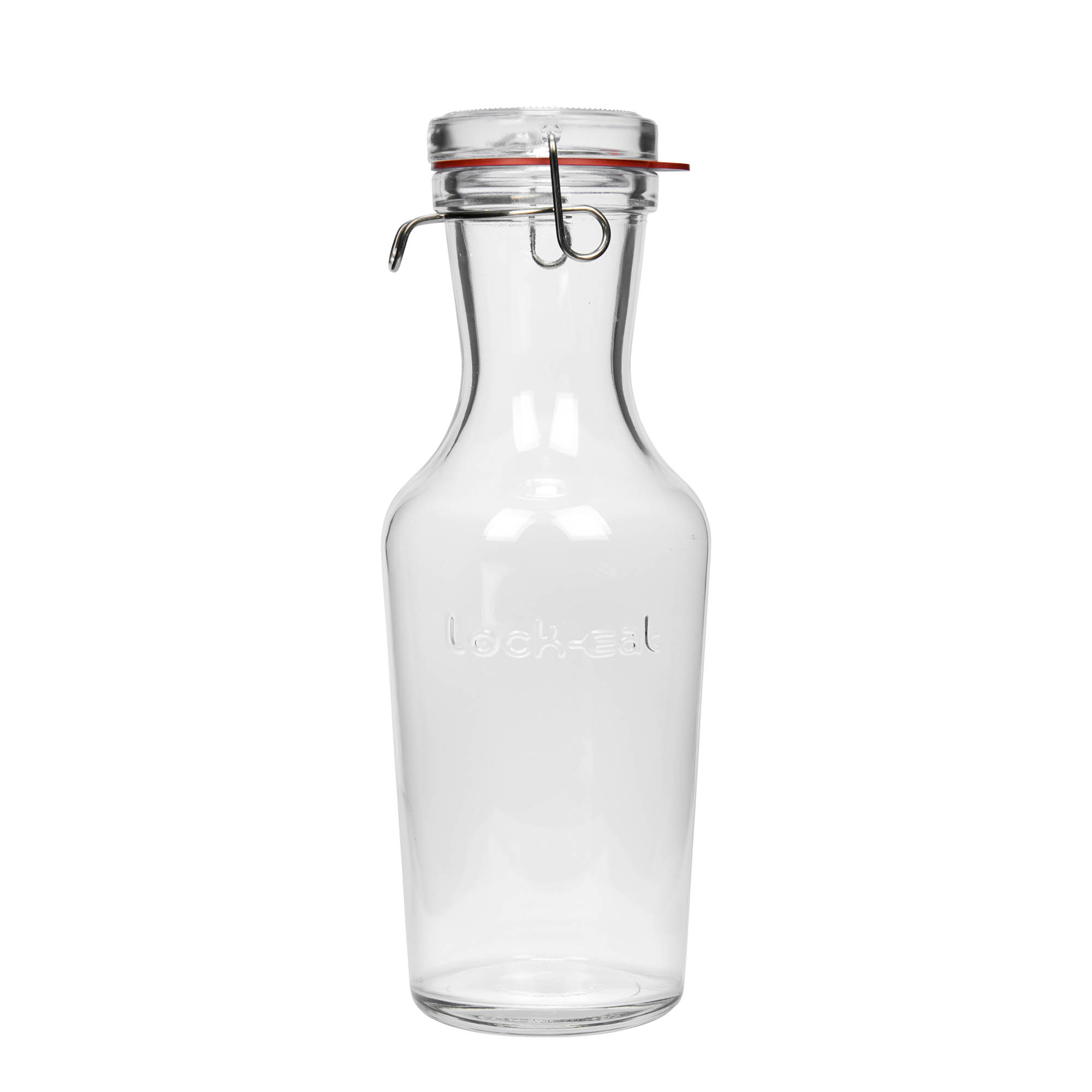 1,000 ml glass carafe 'Lock-Eat', mouth: wire bail closure 1,000 ml glass carafe 'Lock-Eat', mouth: wire bail closure