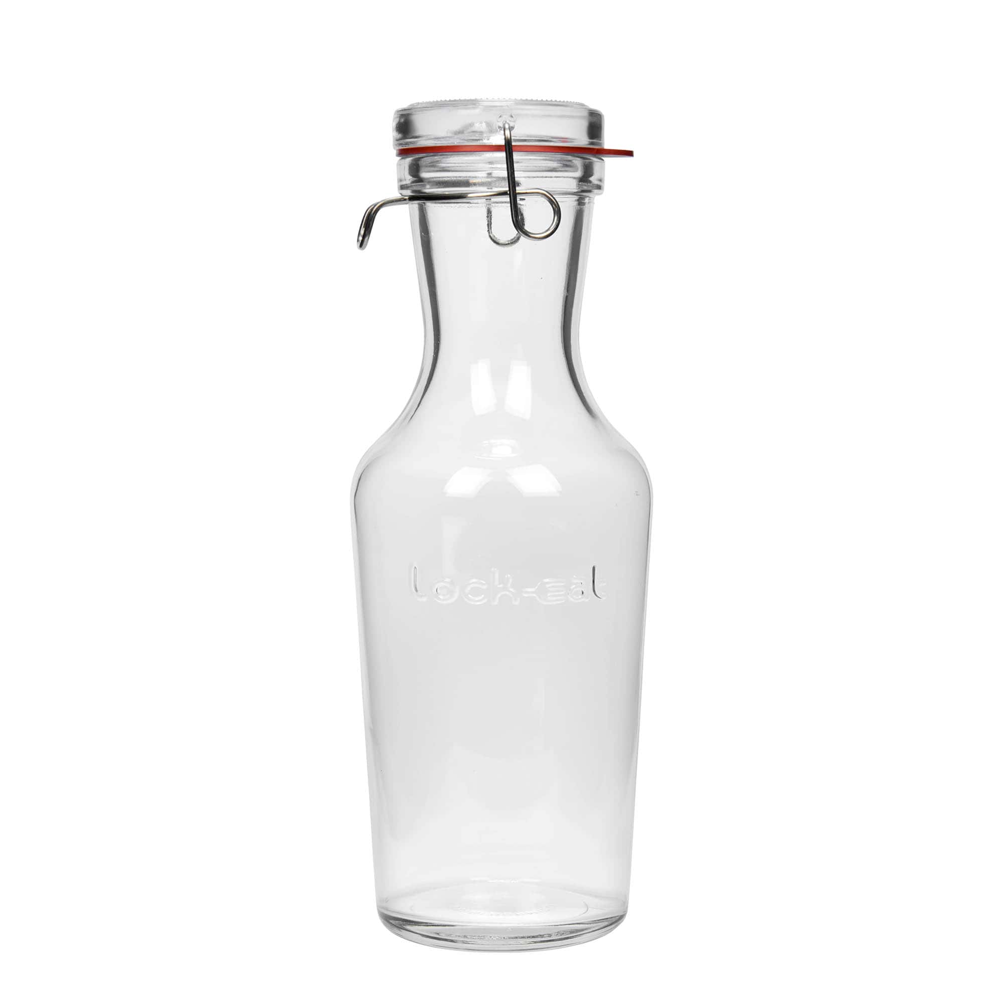 1,000 ml glass carafe ‘Lock-Eat’, mouth: wire bail closure