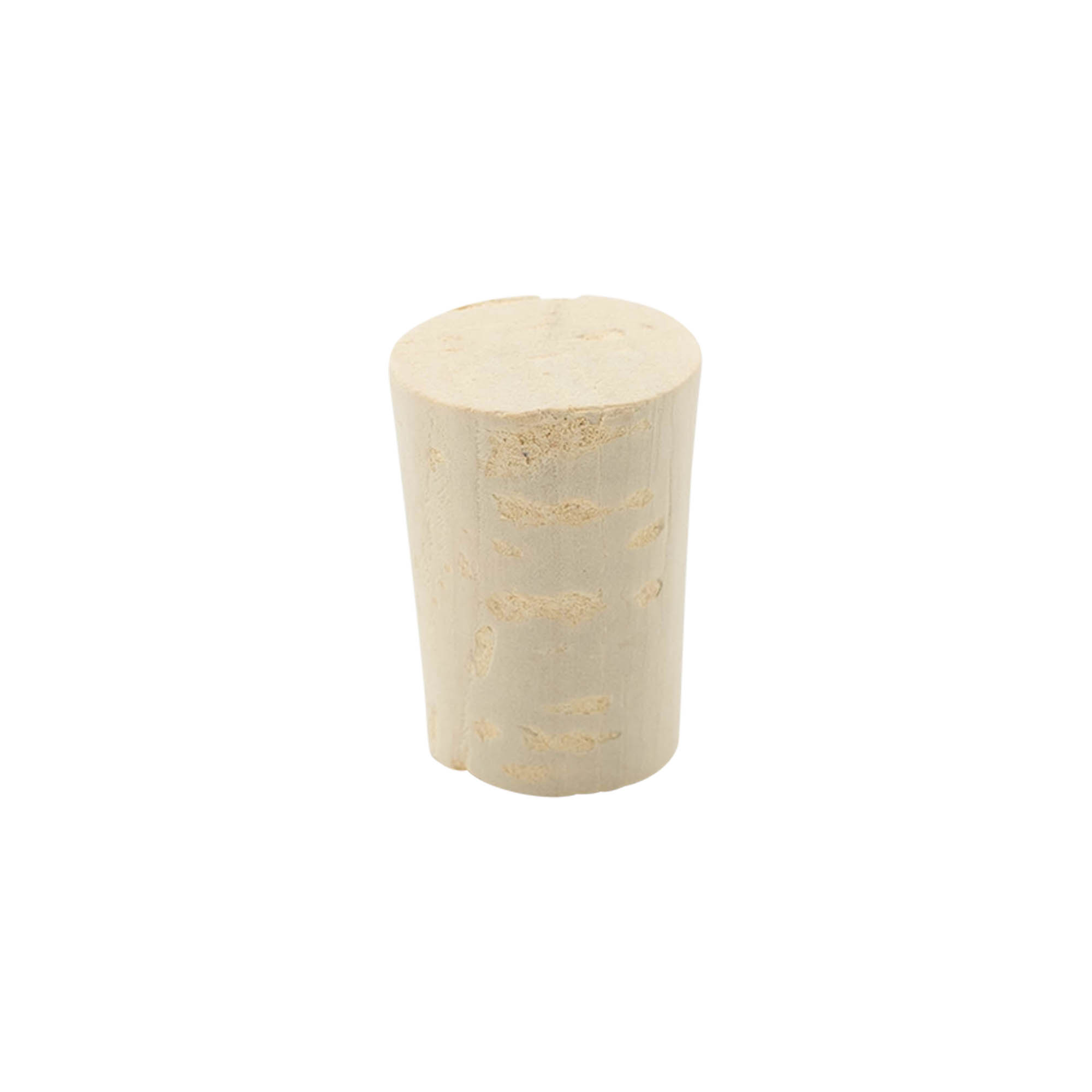 Tapered cork 19-23 x 33, natural cork, bleached, for opening: cork