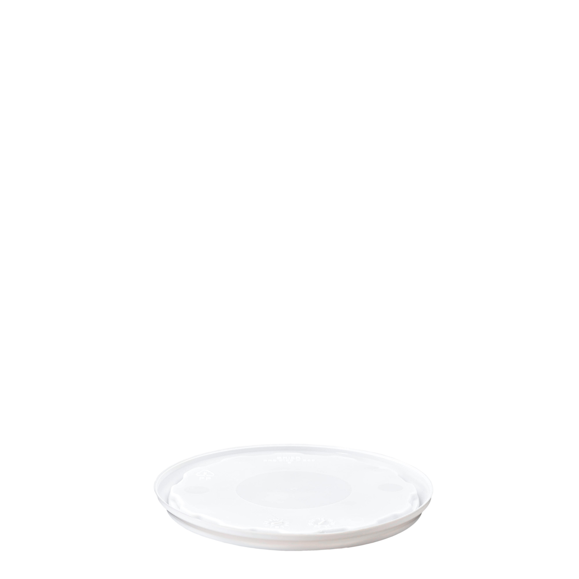 Lid for 1 l bucket, PP plastic, white