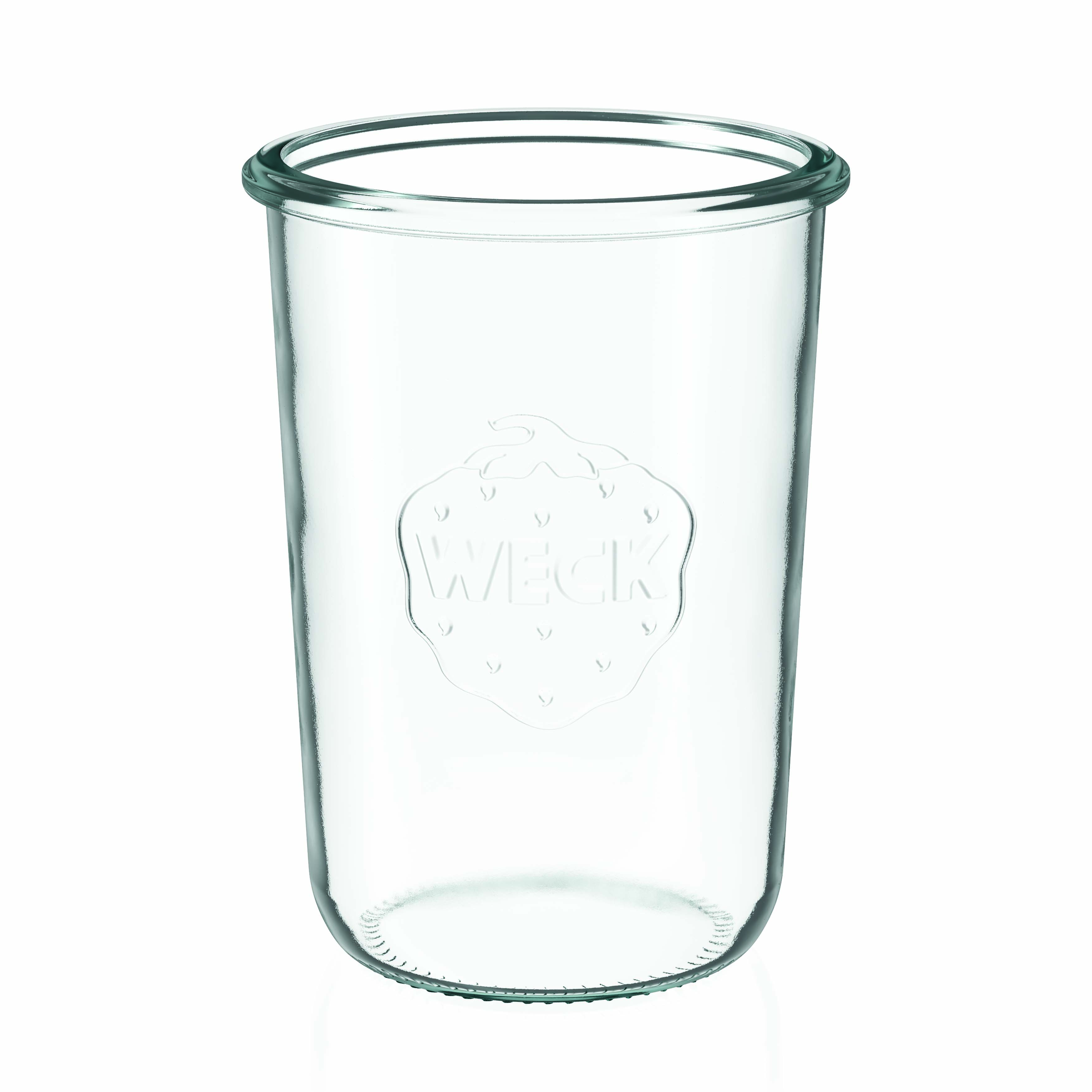 850 ml WECK inverted glass jar, opening: round rim