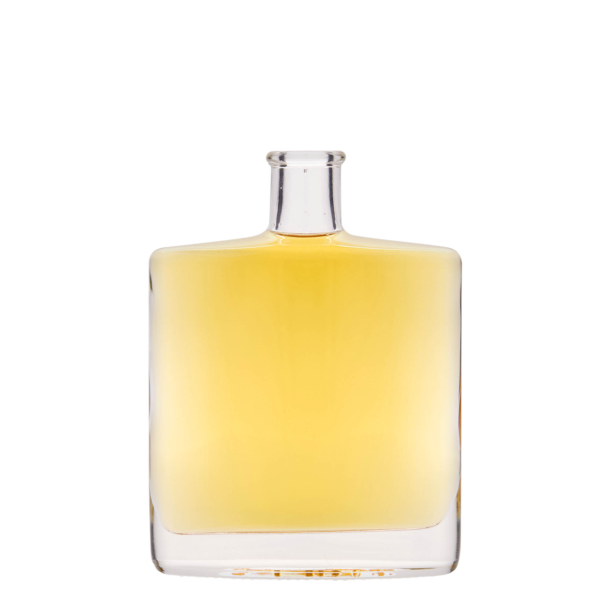 350 ml glass bottle 'Zorbas', oval, opening: cork