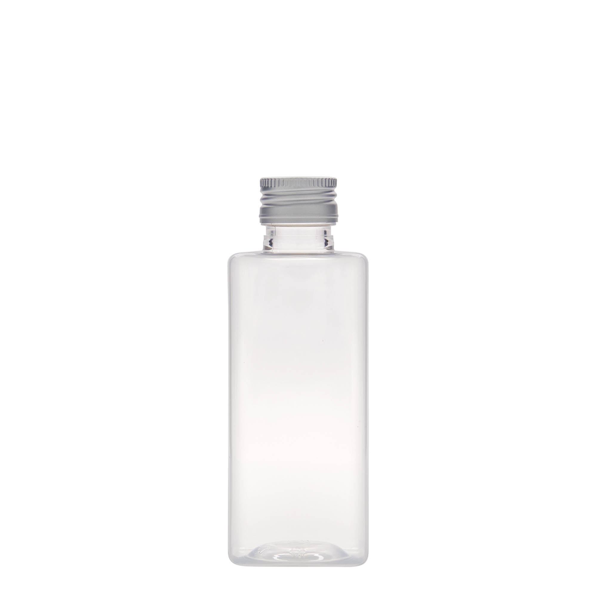 250 ml PET bottle 'Karl', square, plastic, opening: PP 28
