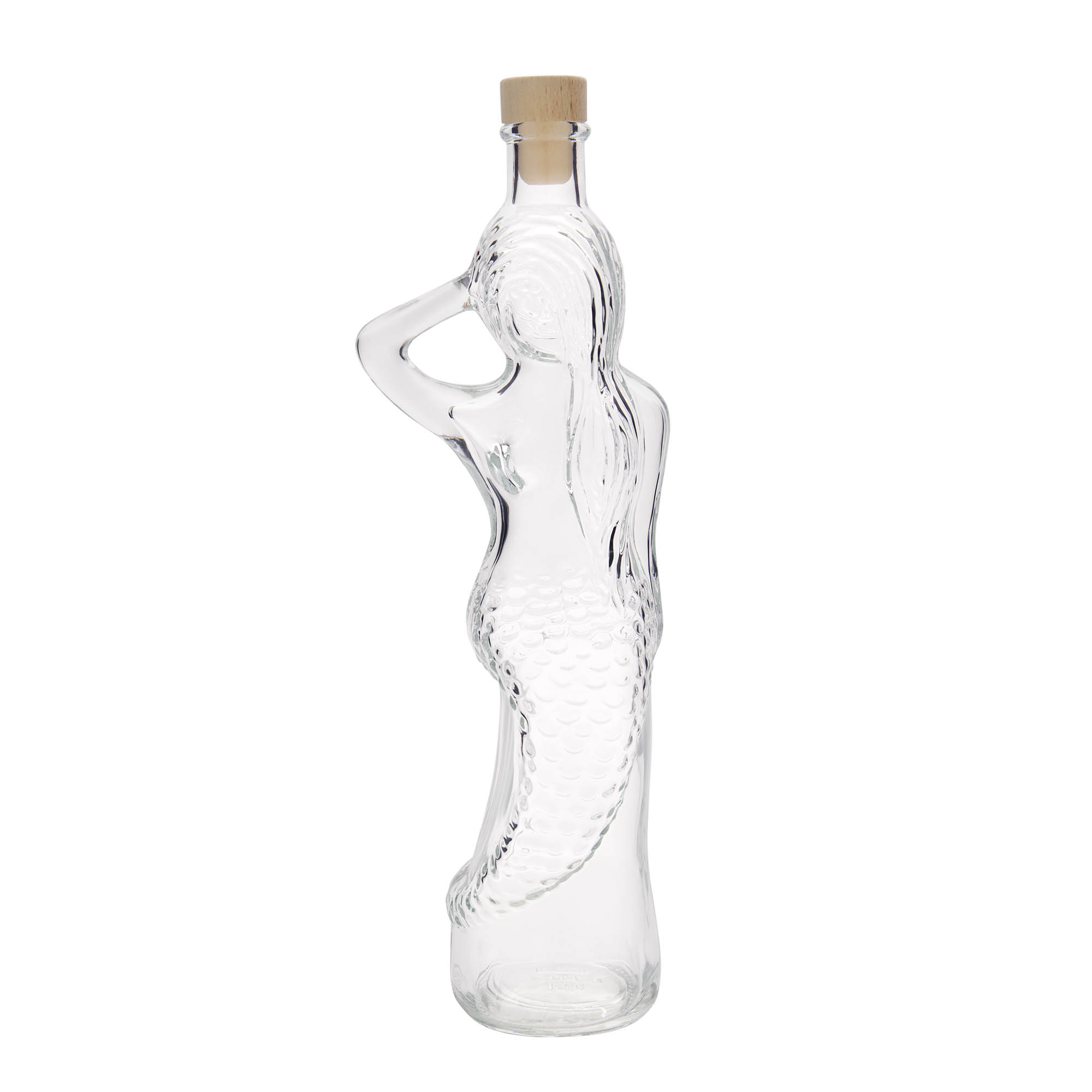 500 ml glass bottle 'Mermaid', opening: cork