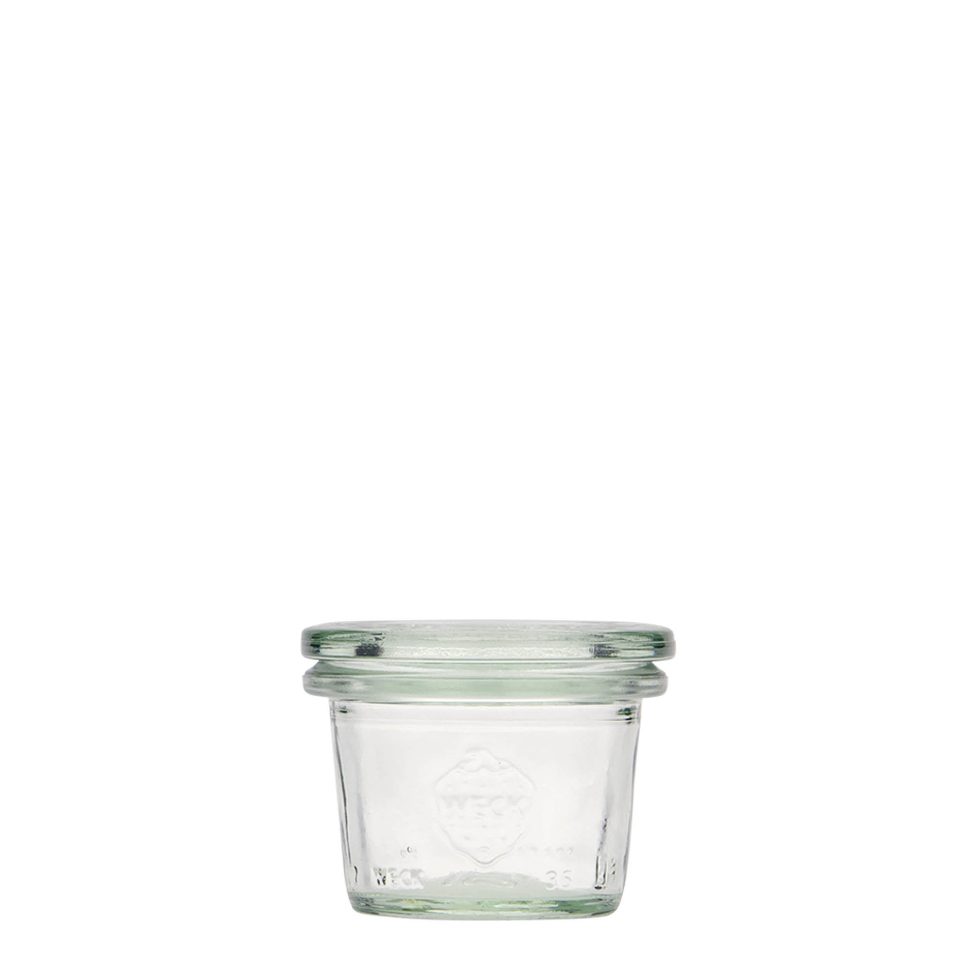 35 ml WECK inverted glass, opening: round rim 35 ml WECK inverted glass, opening: round rim