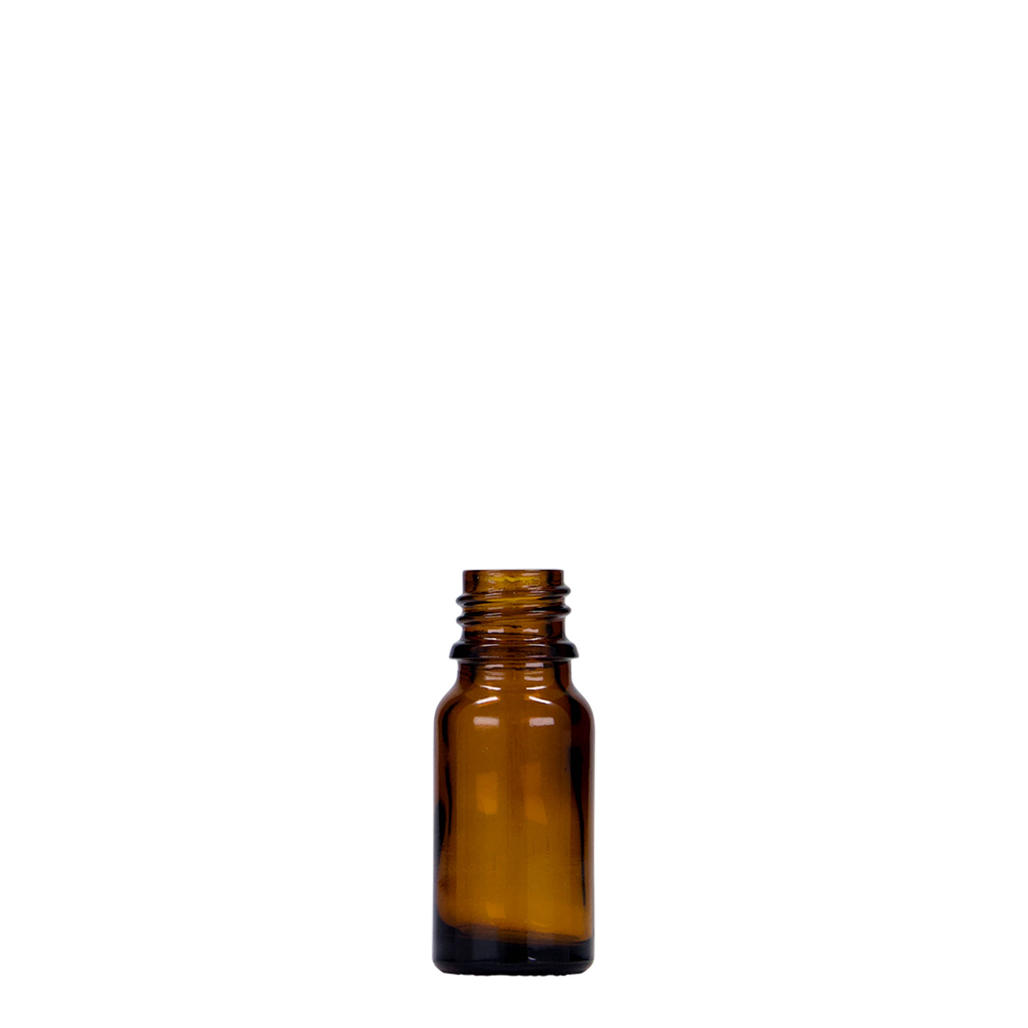 10 ml medicine bottle, glass, brown, closure: DIN 18 10 ml medicine bottle, glass, brown, closure: DIN 18