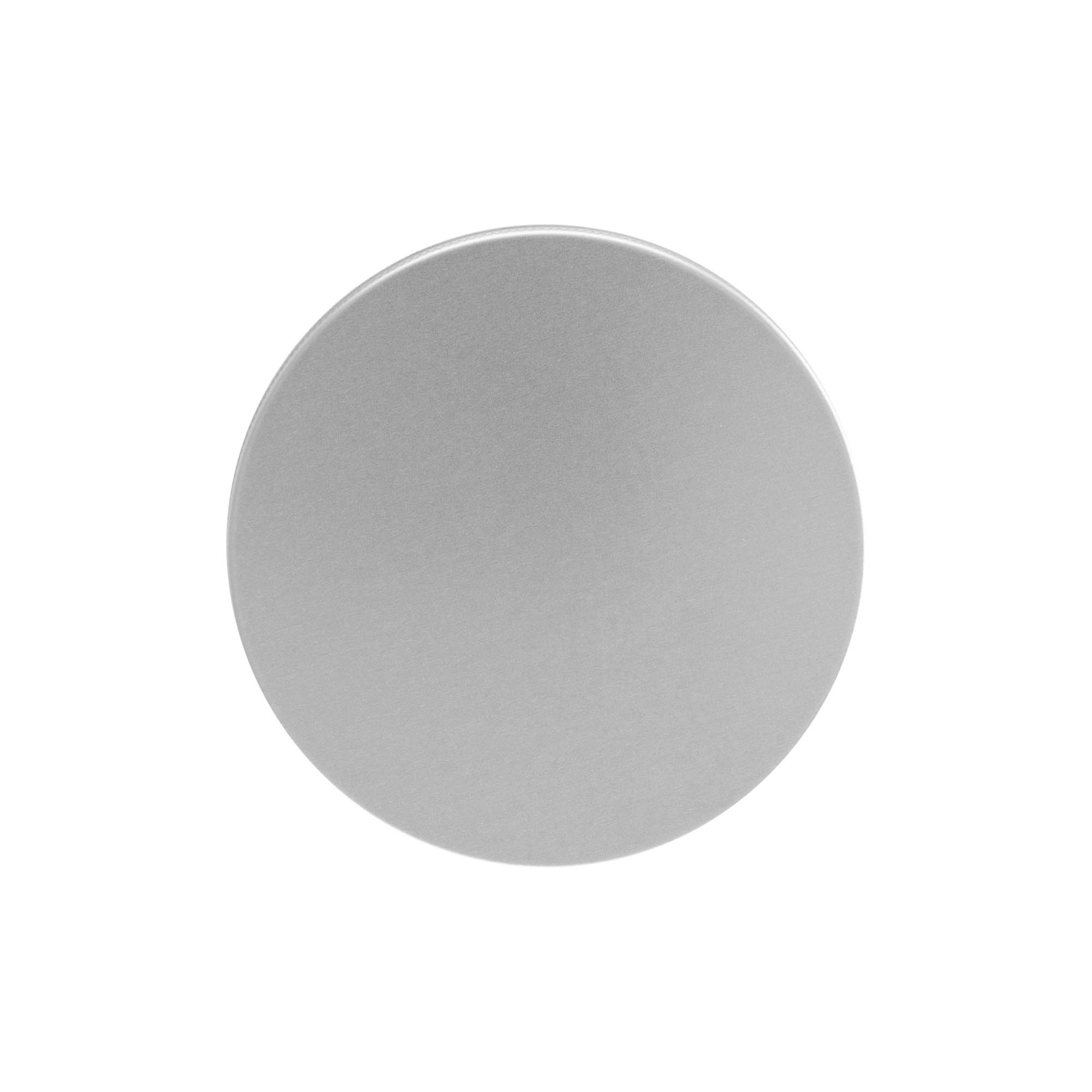 Screw cap, aluminium, silver, for opening: 100/400