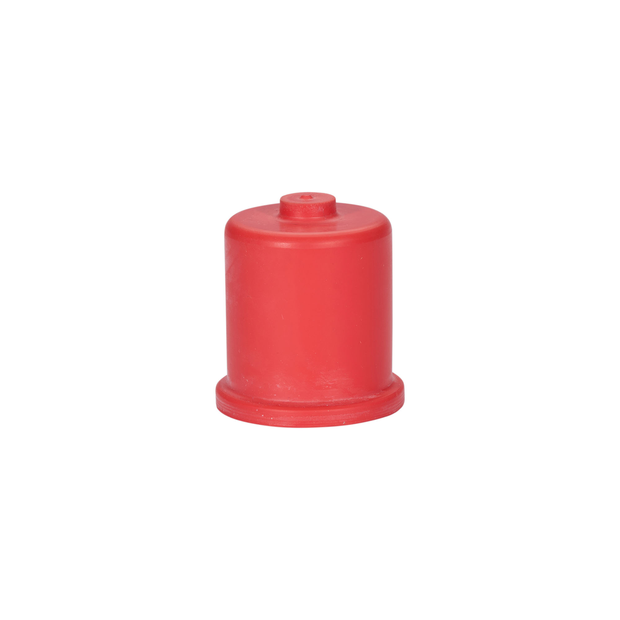 Bridge cap type 4, rubber, red
