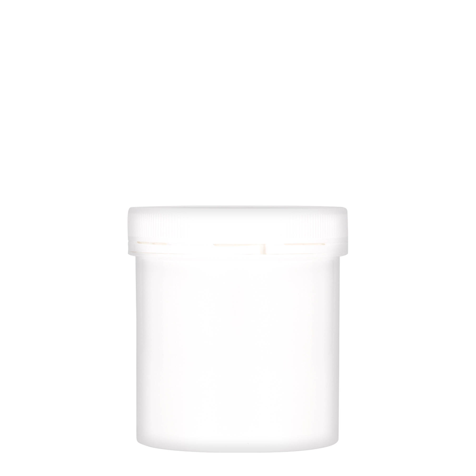250 ml plastic jar 'Securilock', PP, white, closure: screw cap