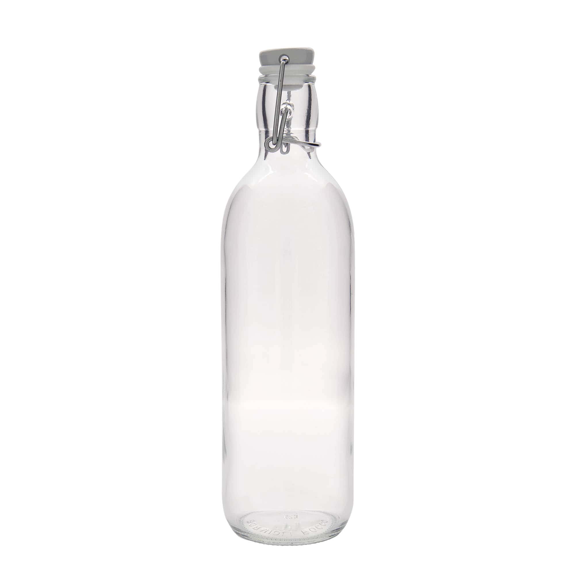 1,000 ml glass bottle ‘Emilia’, opening: swing top closure