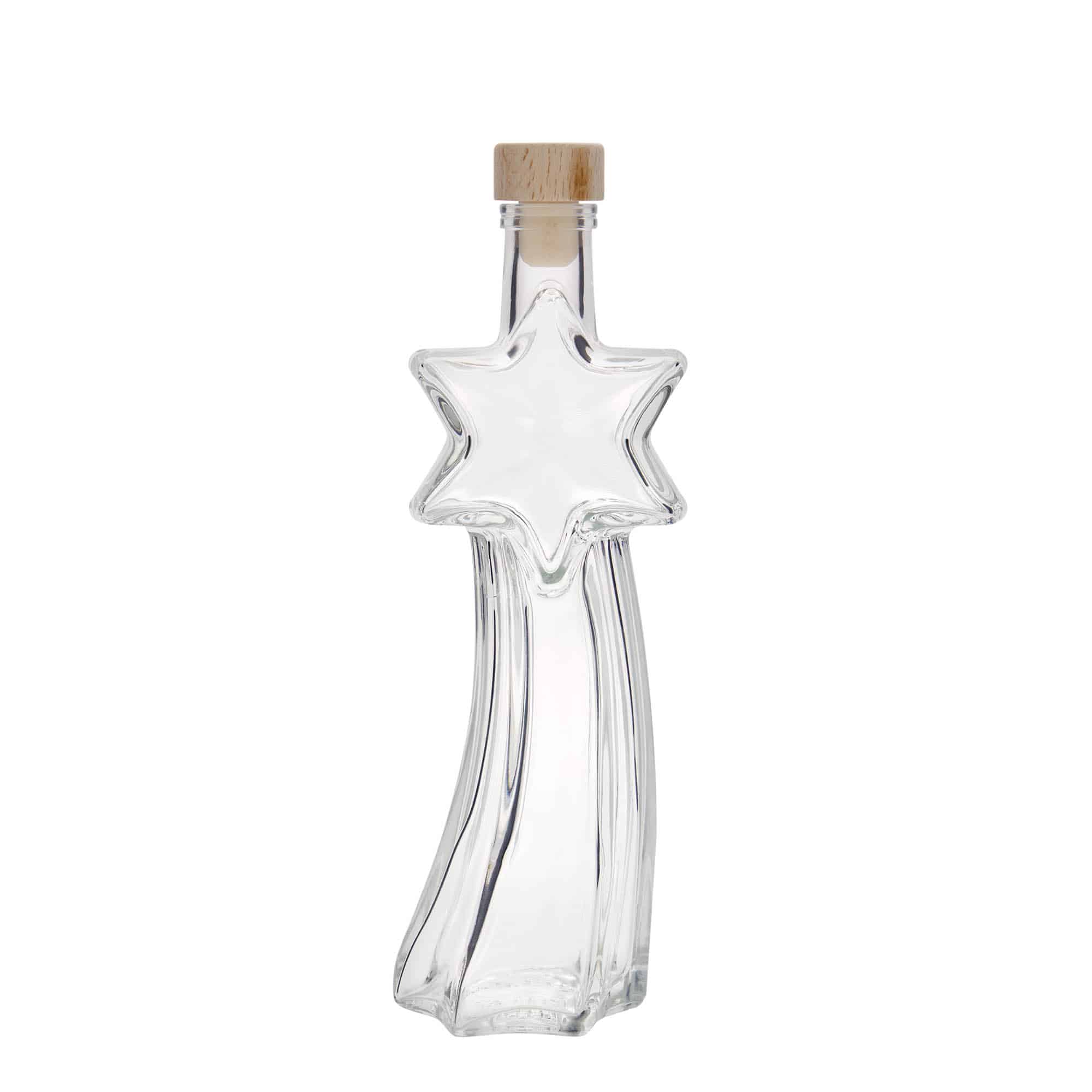 200 ml glass bottle ‘Shooting Star’, opening: cork