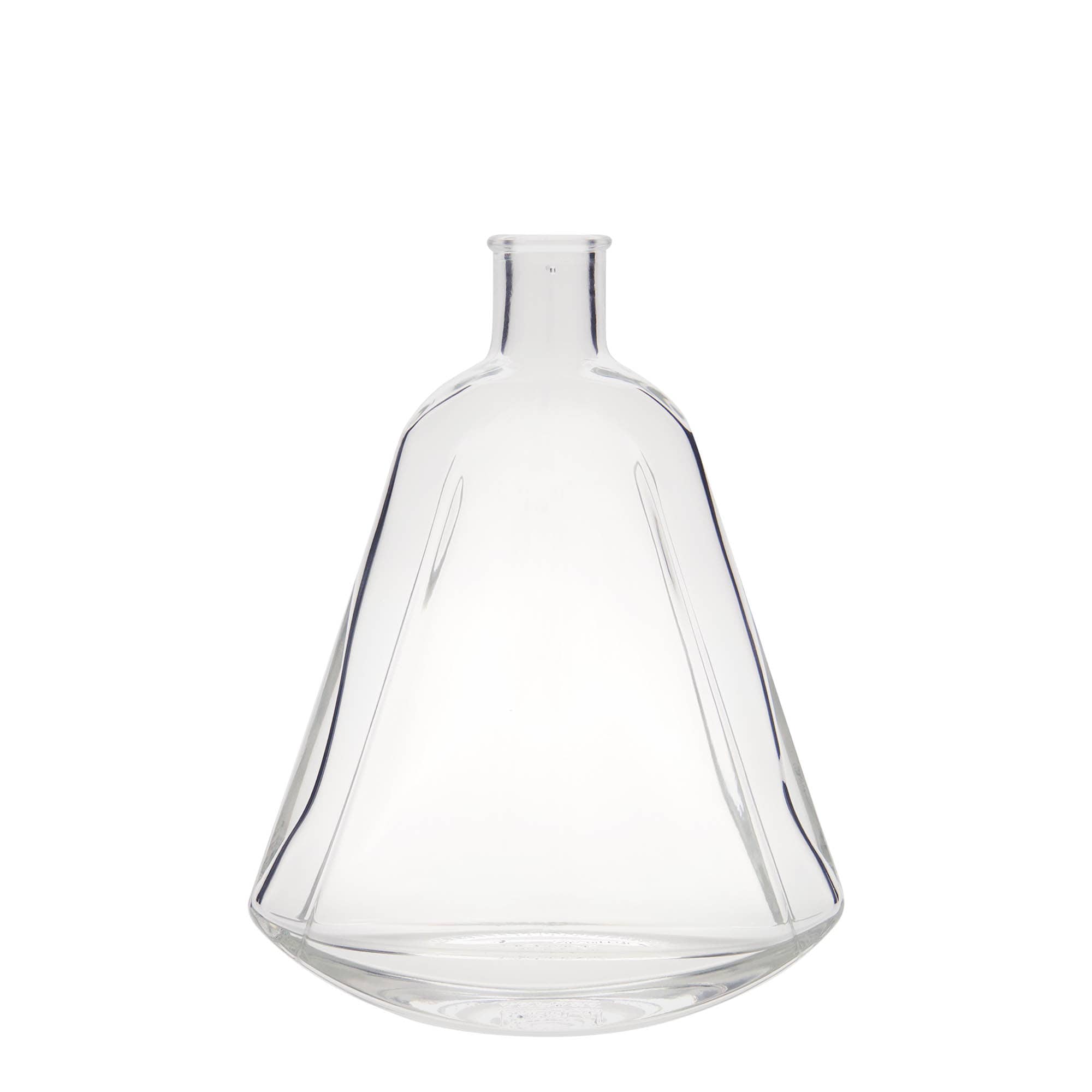 350 ml glass bottle ‘Maurizio’, oval, opening: cork