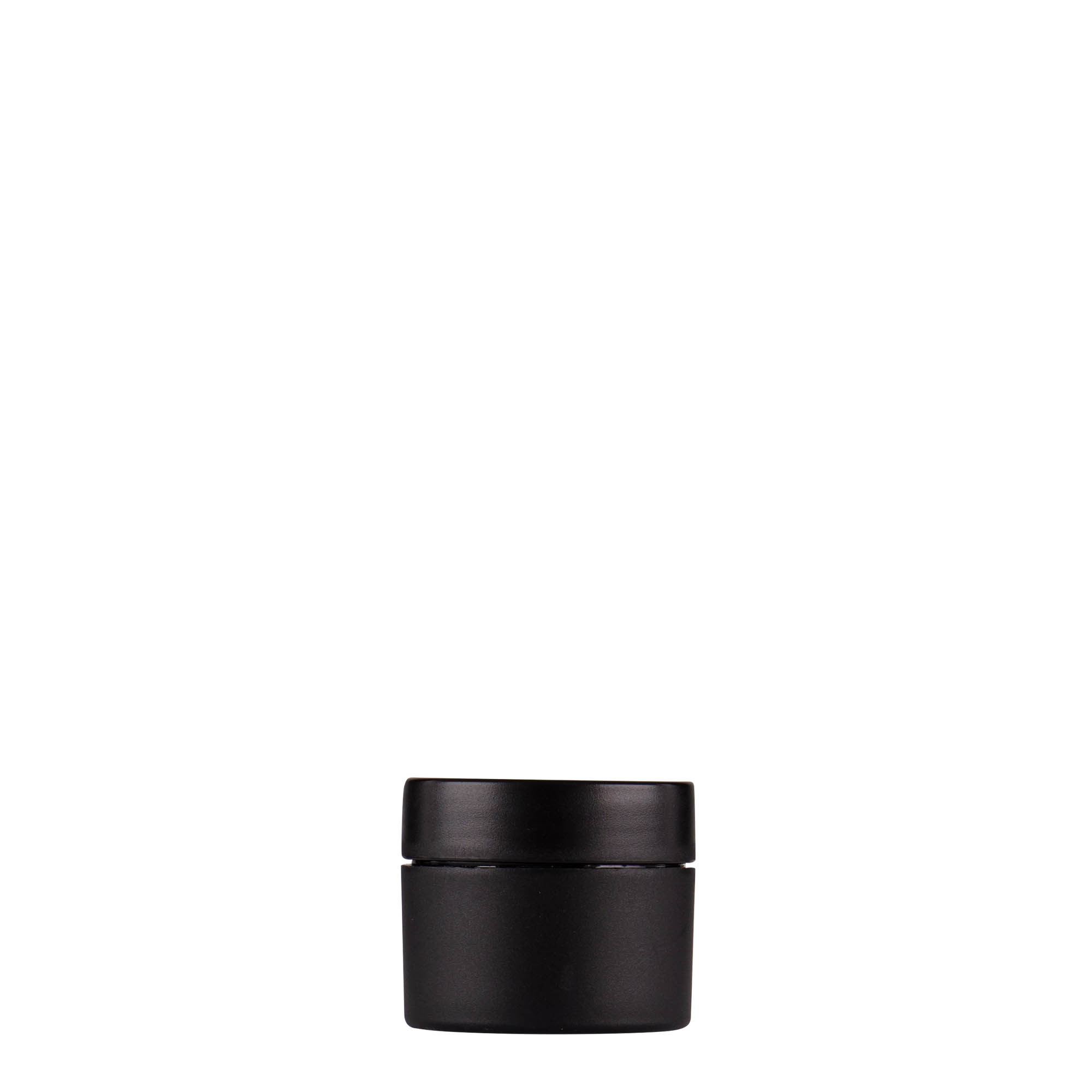 5 ml plastic jar 'Antonella', PP, black, opening: screw cap 5 ml plastic jar 'Antonella', PP, black, opening: screw cap