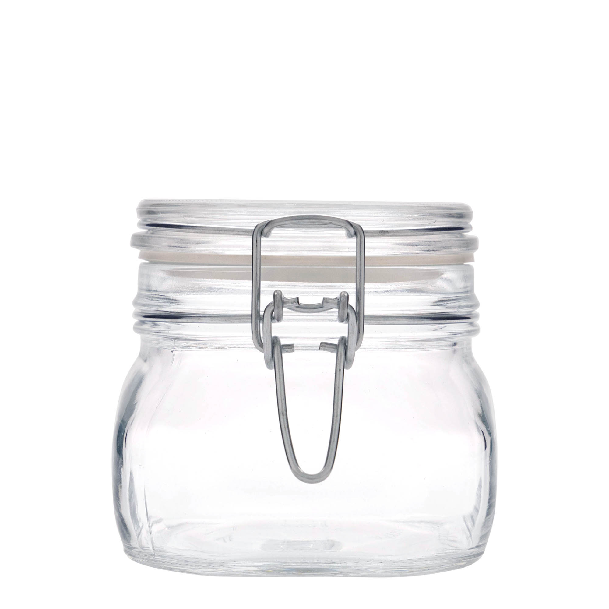 500 ml wire bail jar ‘Fido’, square, opening: wire bail closure