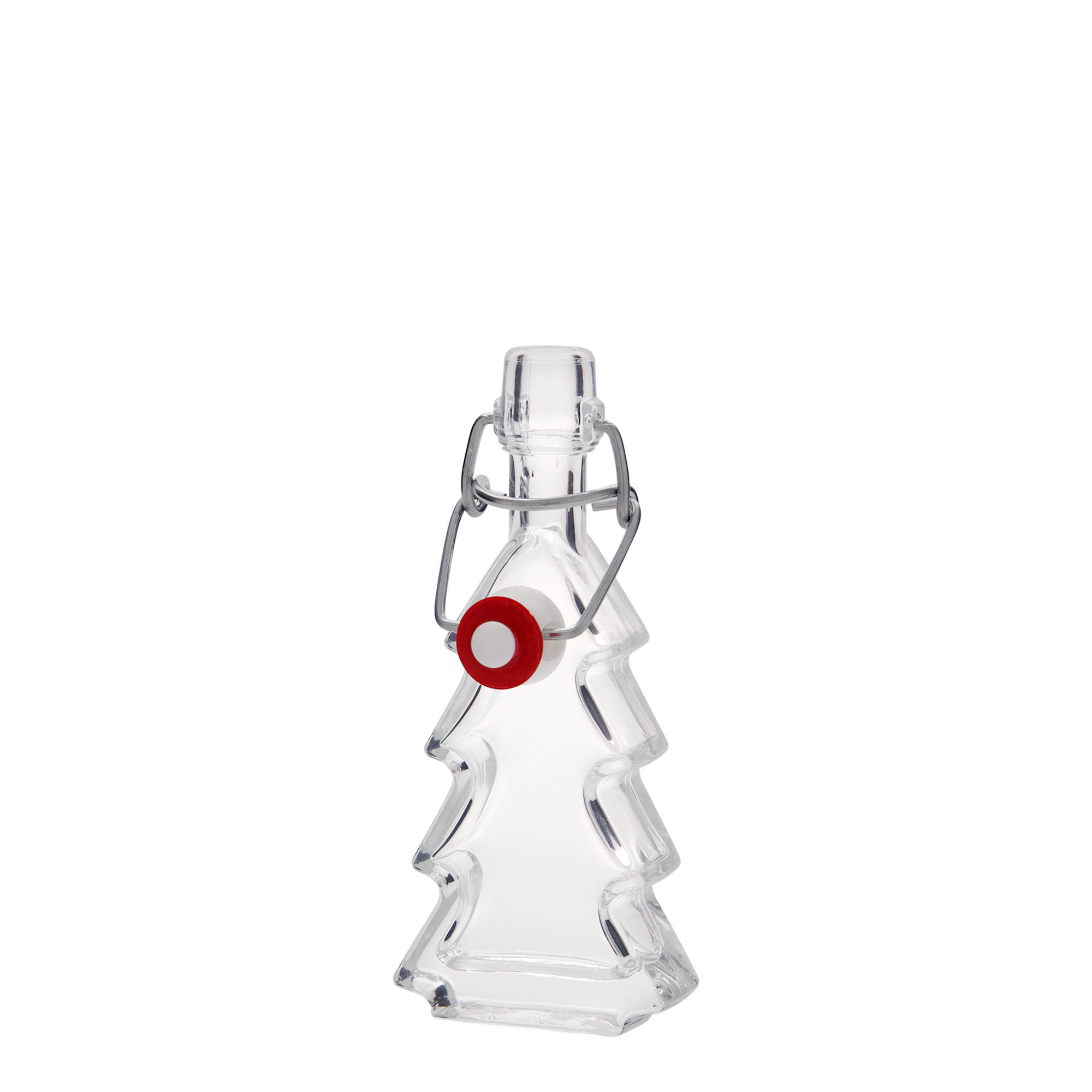 40 ml glass bottle 'Christmas tree', opening: swing top closure 40 ml glass bottle 'Christmas tree', opening: swing top closure