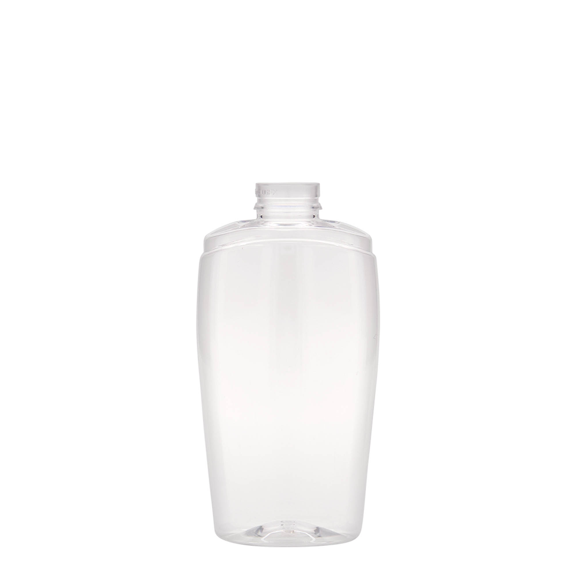 200 ml PET bottle ‘Squeeze’, oval, plastic