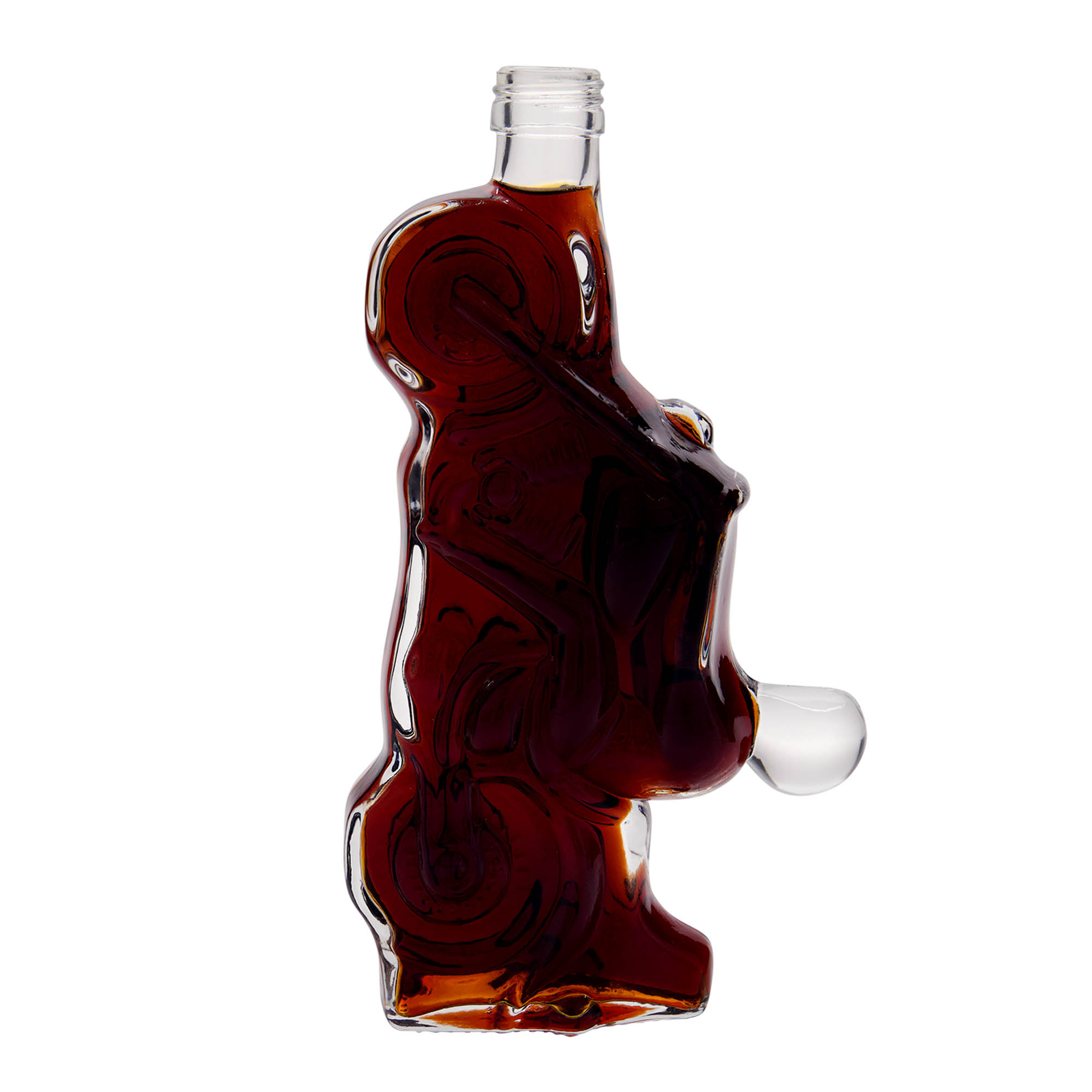 350 ml glass bottle 'Motorcycle', opening: PP 28