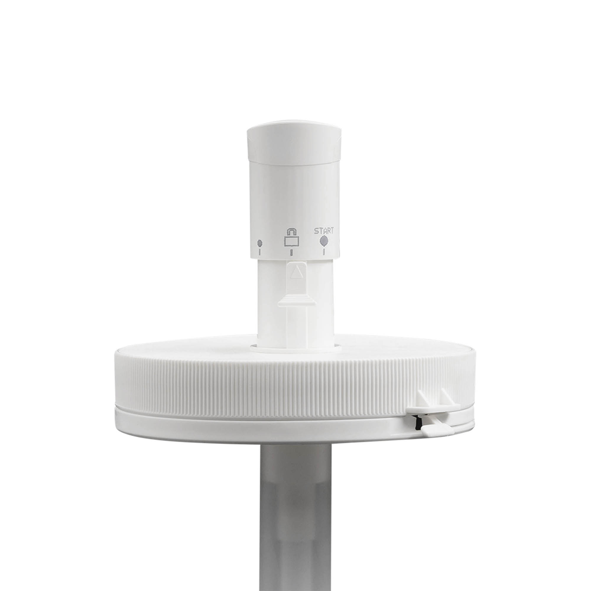 Dispenser pump for 1,240 ml 'Securibox', PE plastic, white, for opening: screw cap Dispenser pump for 1,240 ml 'Securibox', PE plastic, white, for opening: screw cap