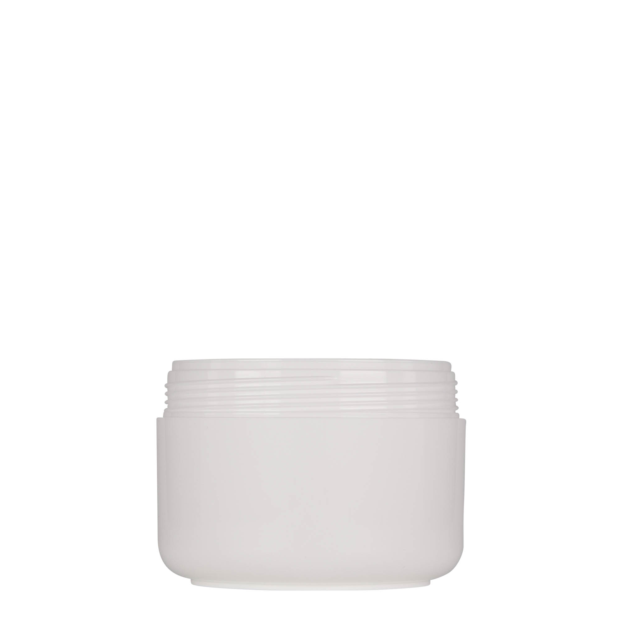 200 ml plastic jar 'Bianca', PP, white, opening: screw cap
