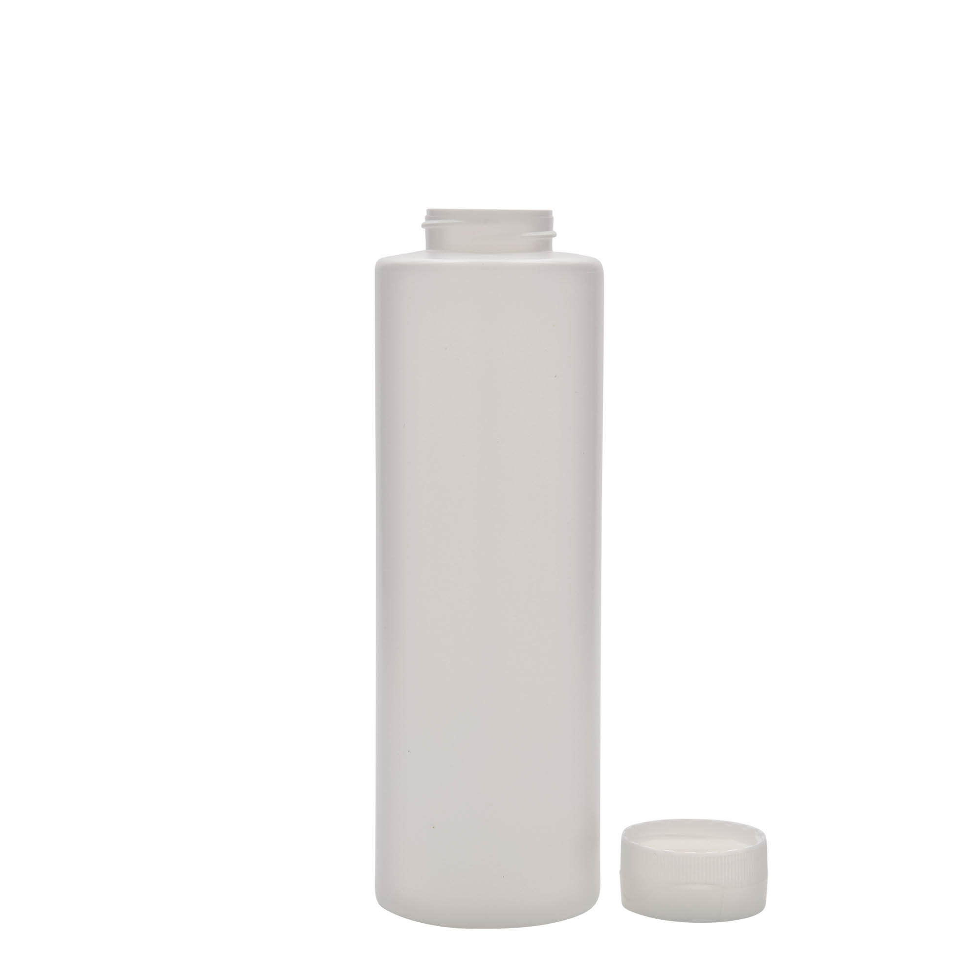 500 ml condiment bottle, LDPE plastic, white, closure: 38/400