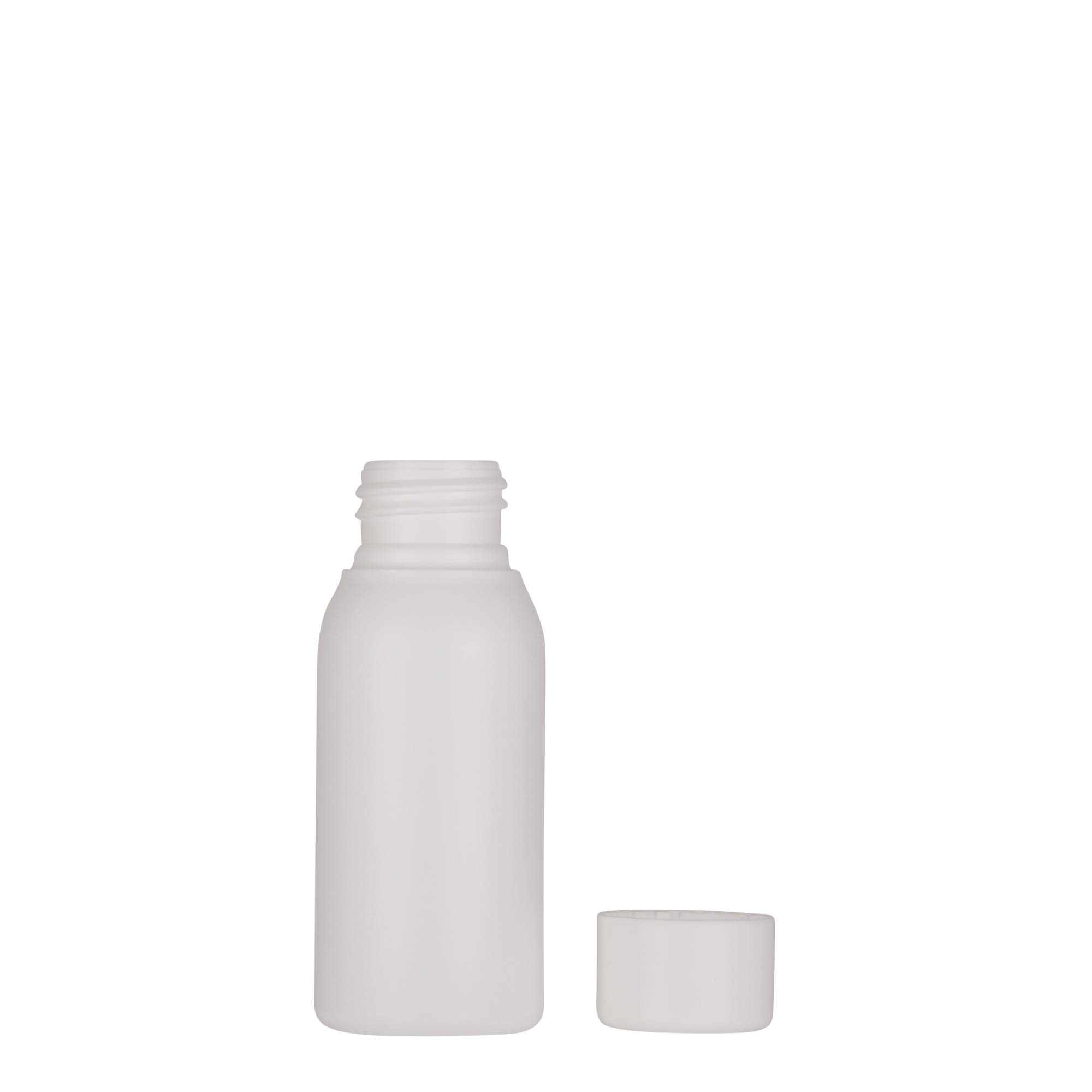 50 ml plastic bottle 'Tuffy', HDPE, white, opening: 24/410 50 ml plastic bottle 'Tuffy', HDPE, white, opening: 24/410
