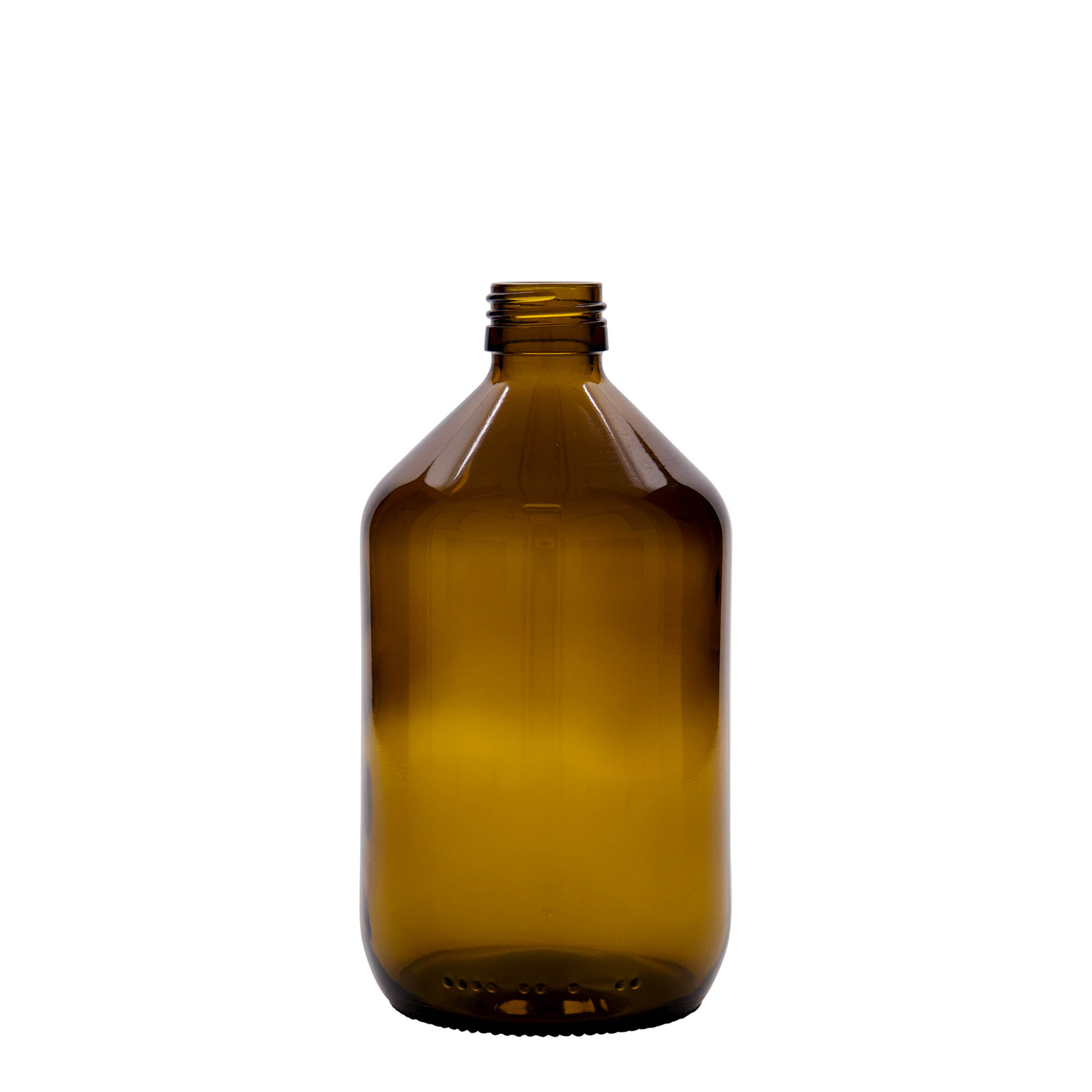 500 ml medical bottle, brown, glass, opening: PP 28 500 ml medical bottle, brown, glass, opening: PP 28