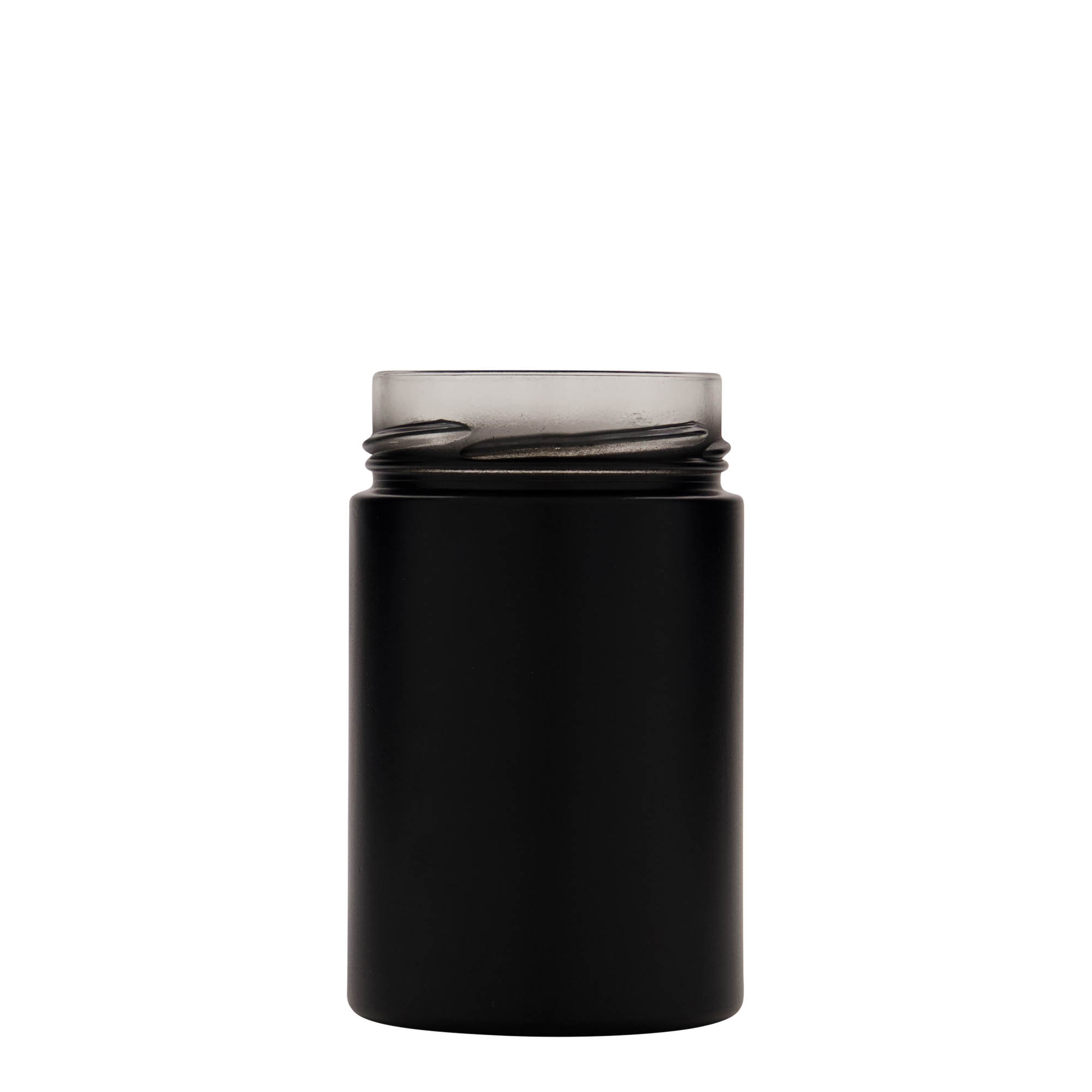 327 ml round glass 'Aurora', black, opening: Deep-Twist-Off (DTO 66) 327 ml round glass 'Aurora', black, opening: Deep-Twist-Off (DTO 66)